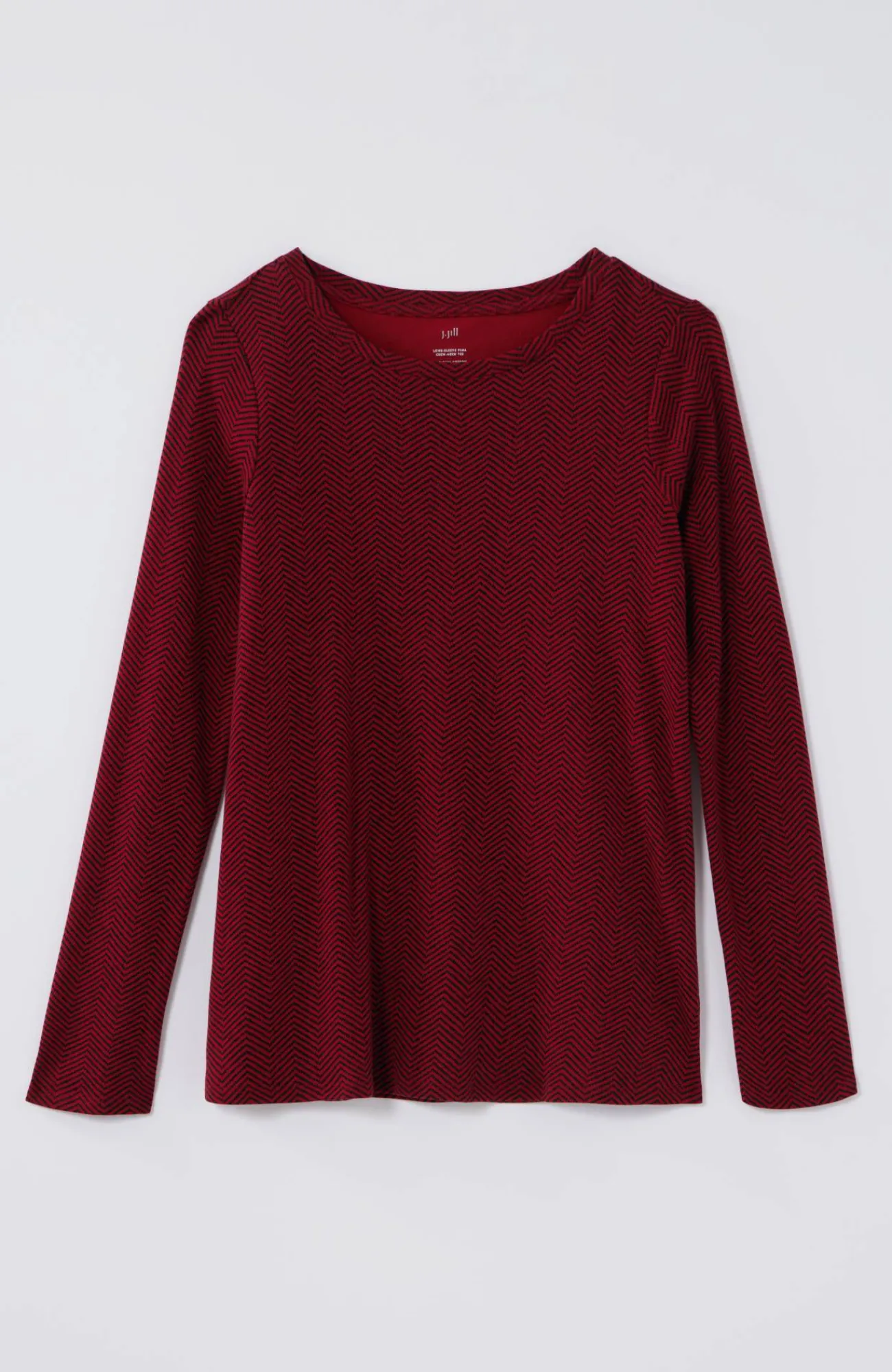 J.Jill Long-Sleeve Pima Crew-Neck Tee Flash Sale