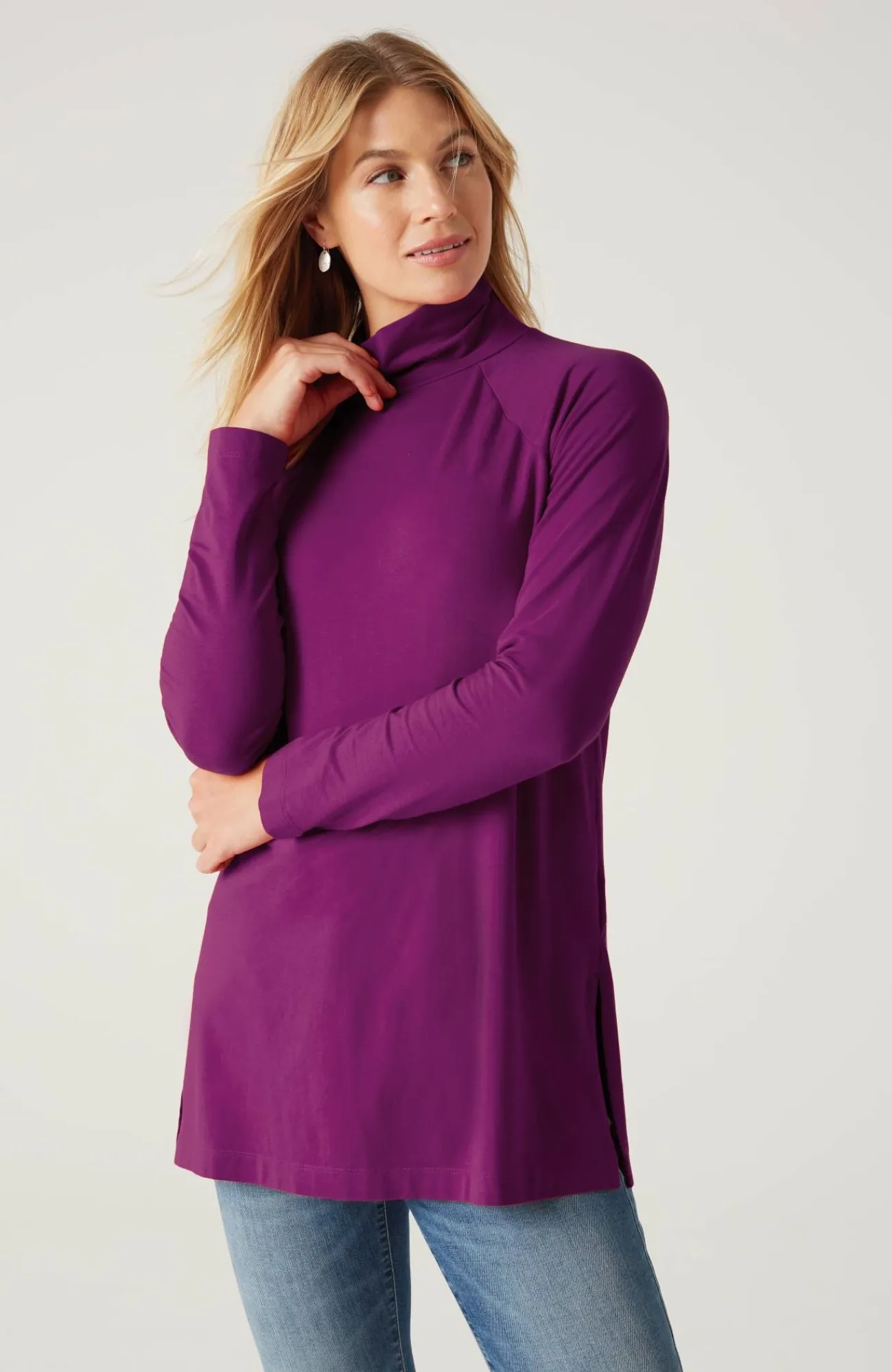 J.Jill Luxe Supima® Everyday Turtleneck Tunic Flash Sale
