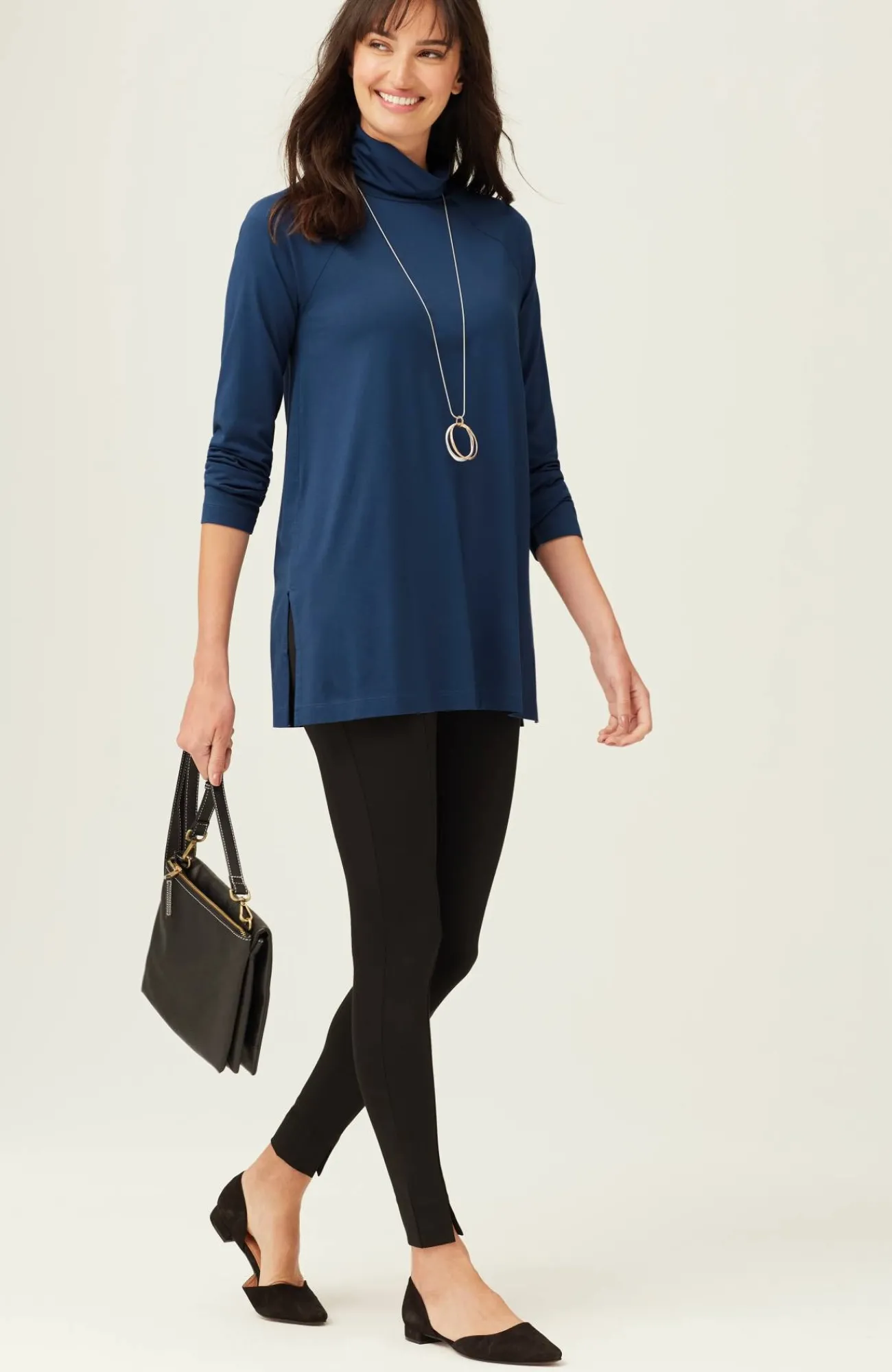 J.Jill Luxe Supima® Everyday Turtleneck Tunic Flash Sale