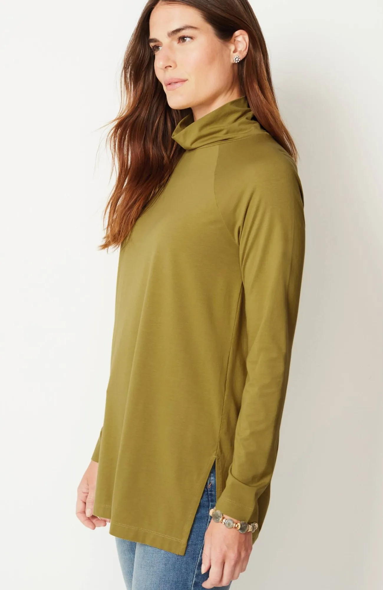J.Jill Luxe Supima® Everyday Turtleneck Tunic Flash Sale