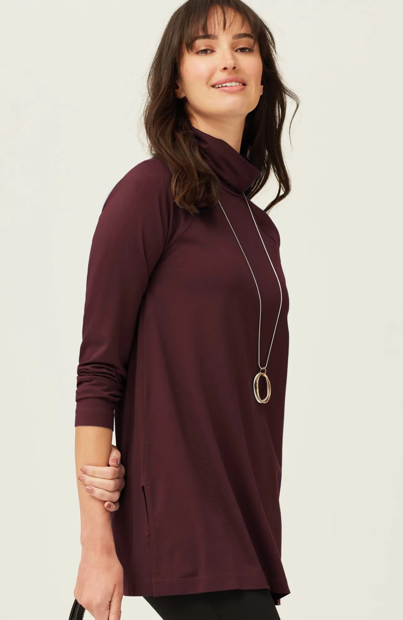 J.Jill Luxe Supima® Everyday Turtleneck Tunic Flash Sale