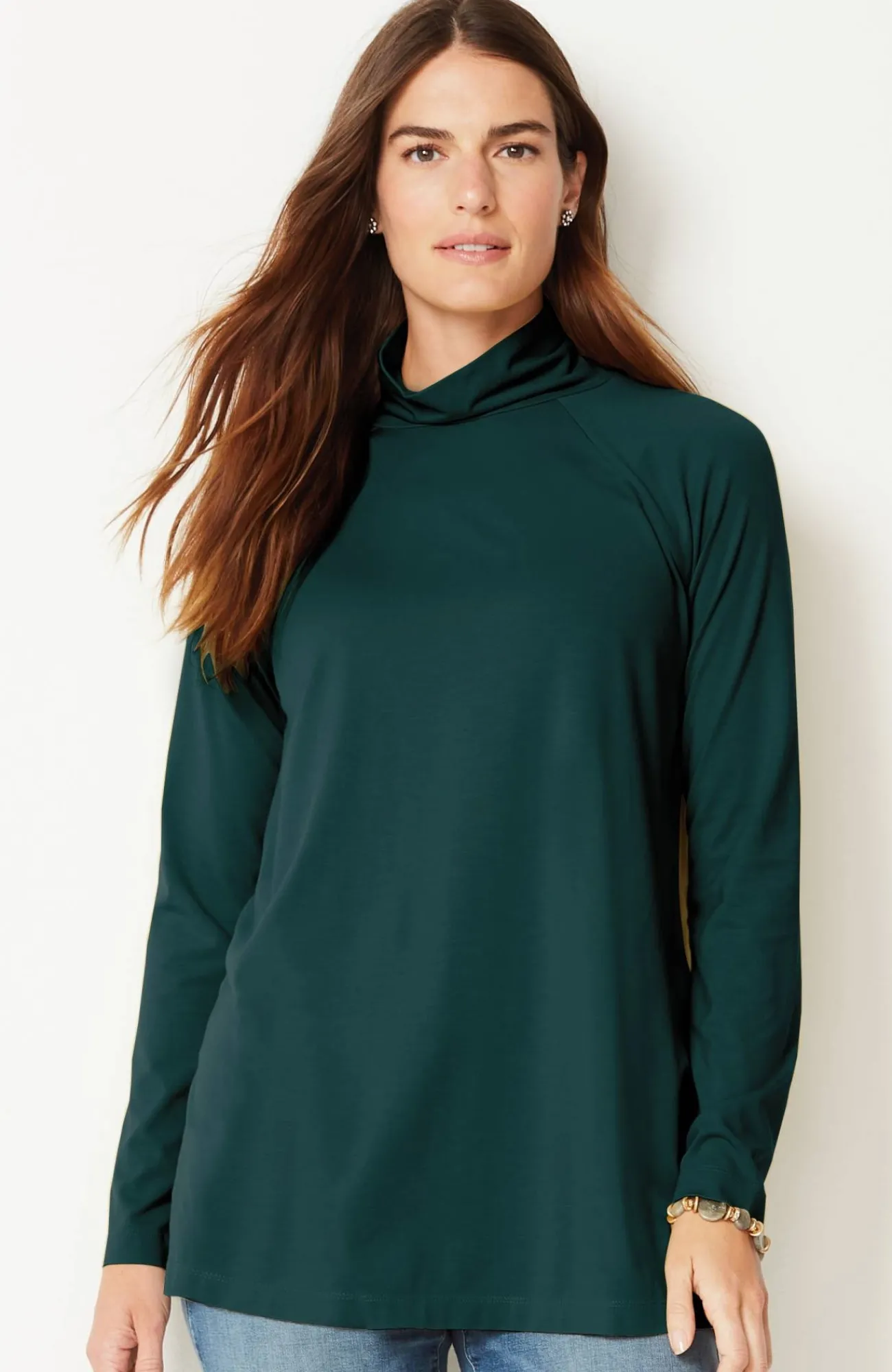J.Jill Luxe Supima® Everyday Turtleneck Tunic Flash Sale