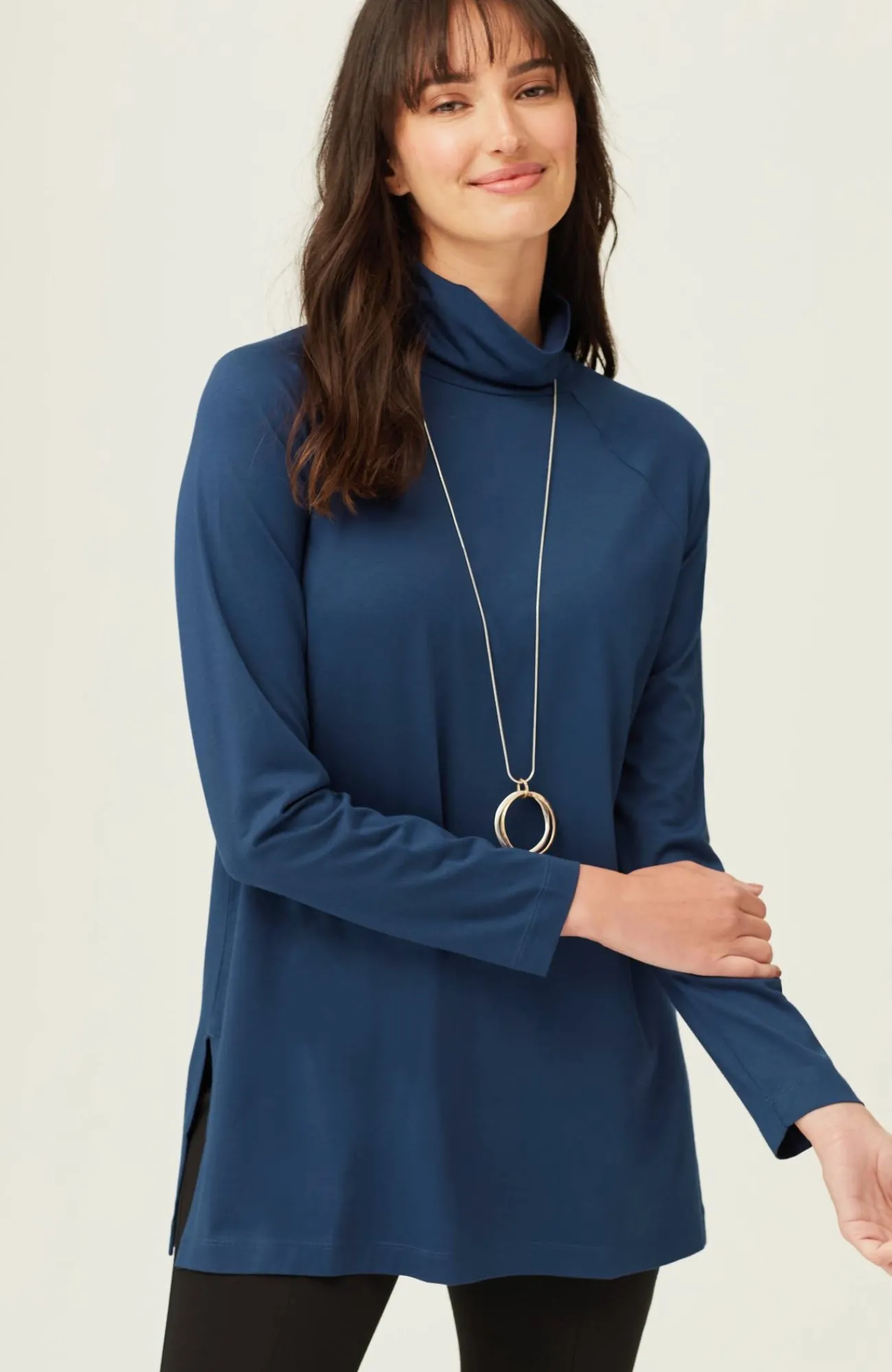 J.Jill Luxe Supima® Everyday Turtleneck Tunic Flash Sale