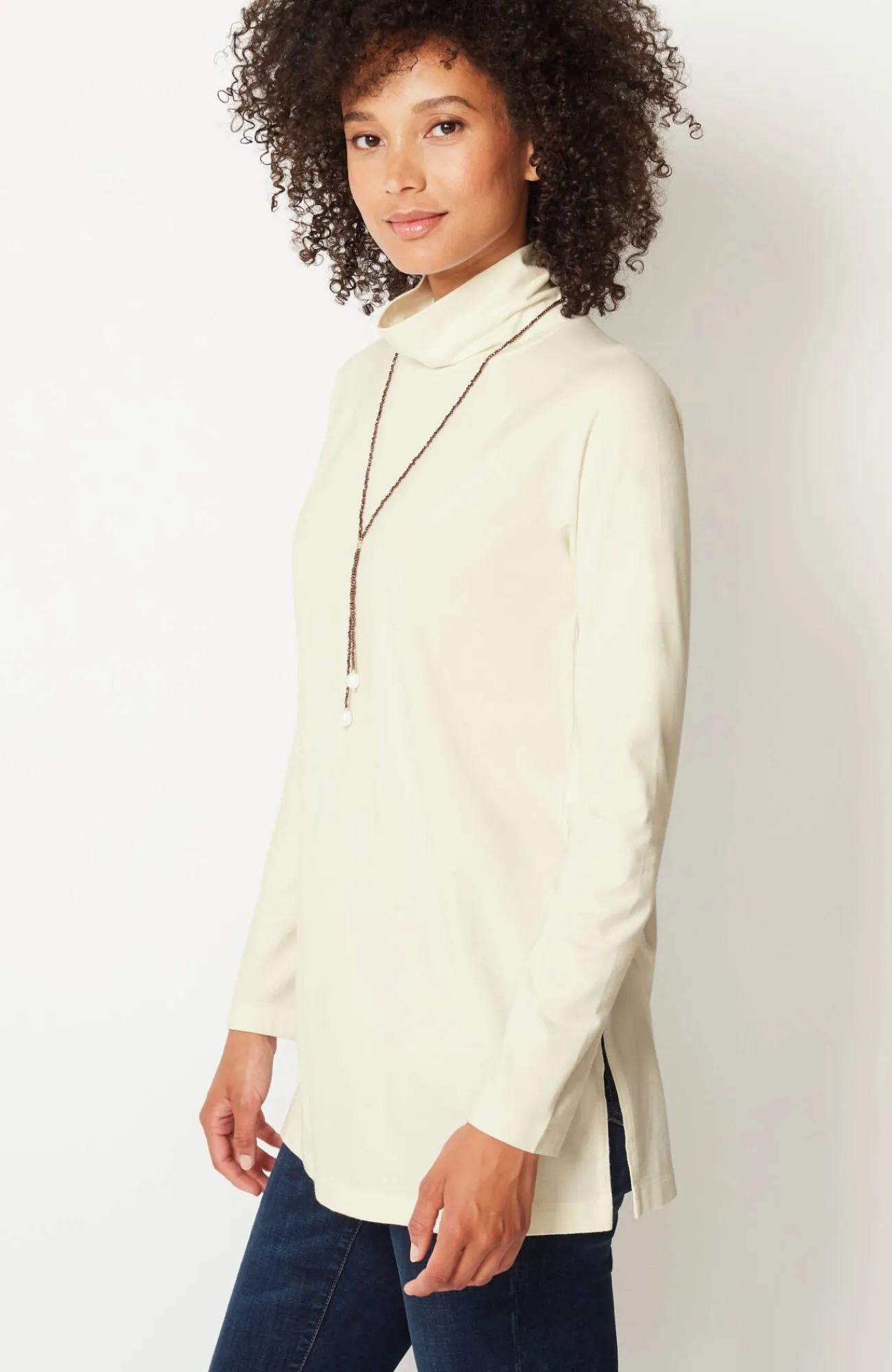 J.Jill Luxe Supima® Everyday Turtleneck Tunic Flash Sale