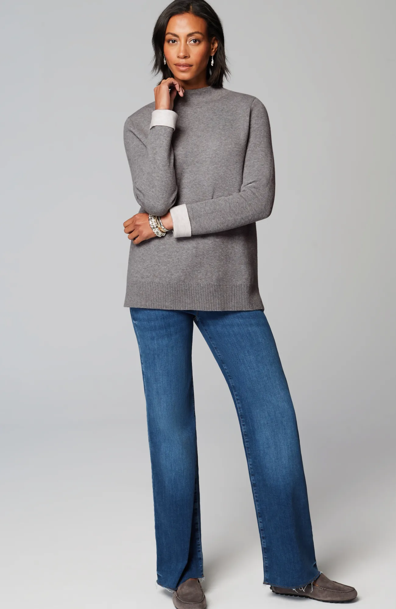 J.Jill Majestic Funnel-Neck Sweater Cheap