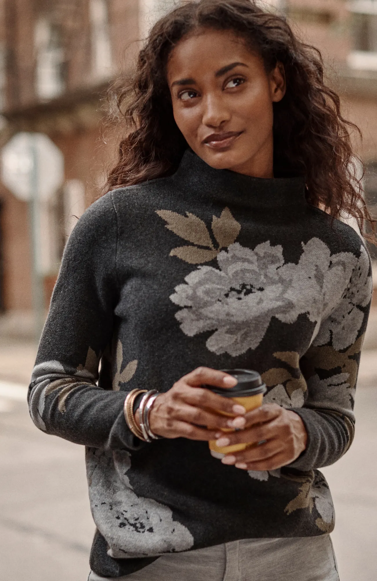 J.Jill Majestic Funnel-Neck Sweater Cheap