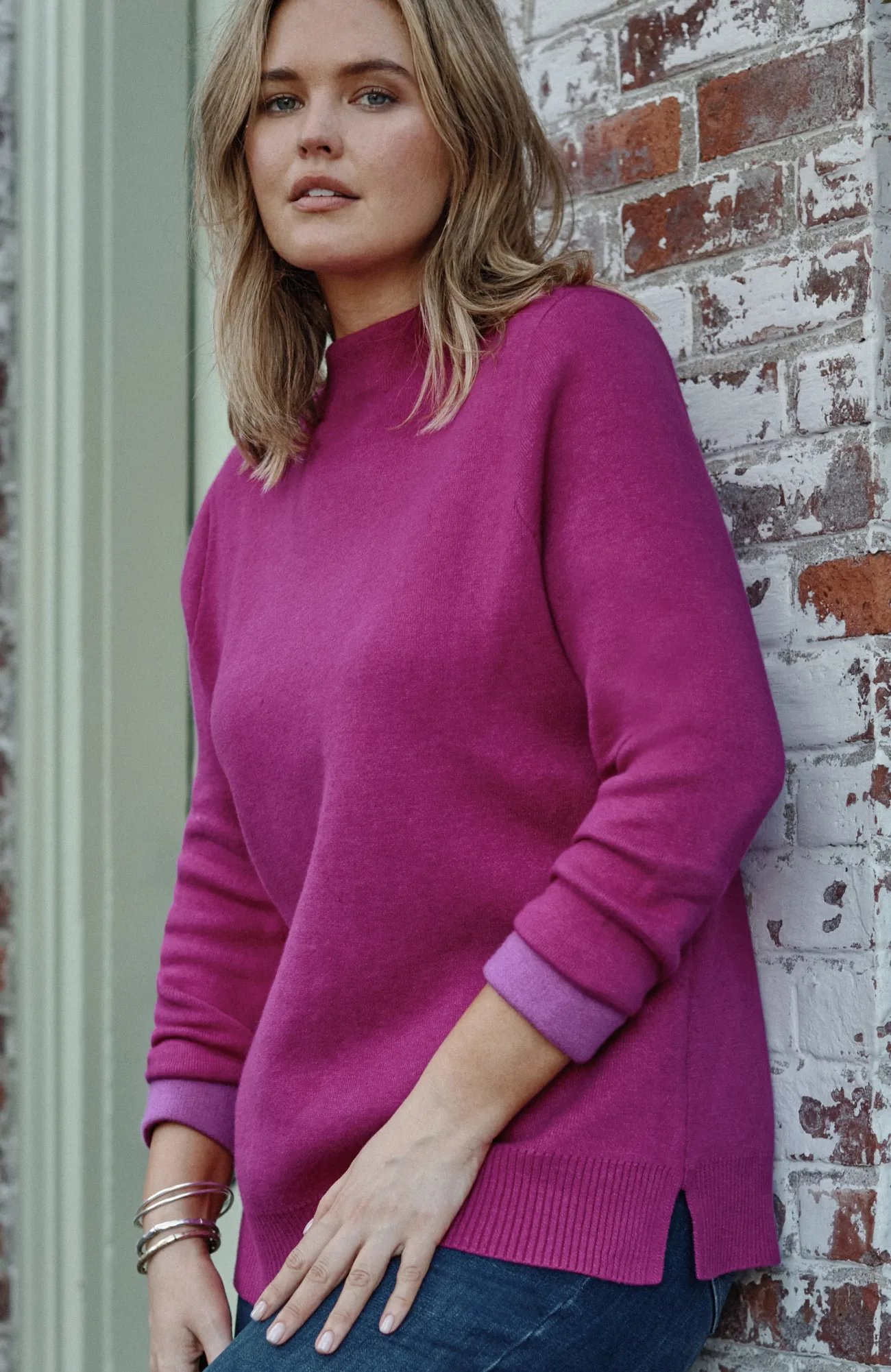 J.Jill Majestic Funnel-Neck Sweater Cheap
