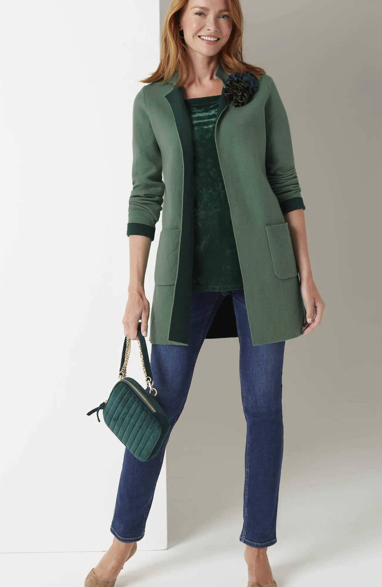 J.Jill Majestic Open-Front Cardi Shop