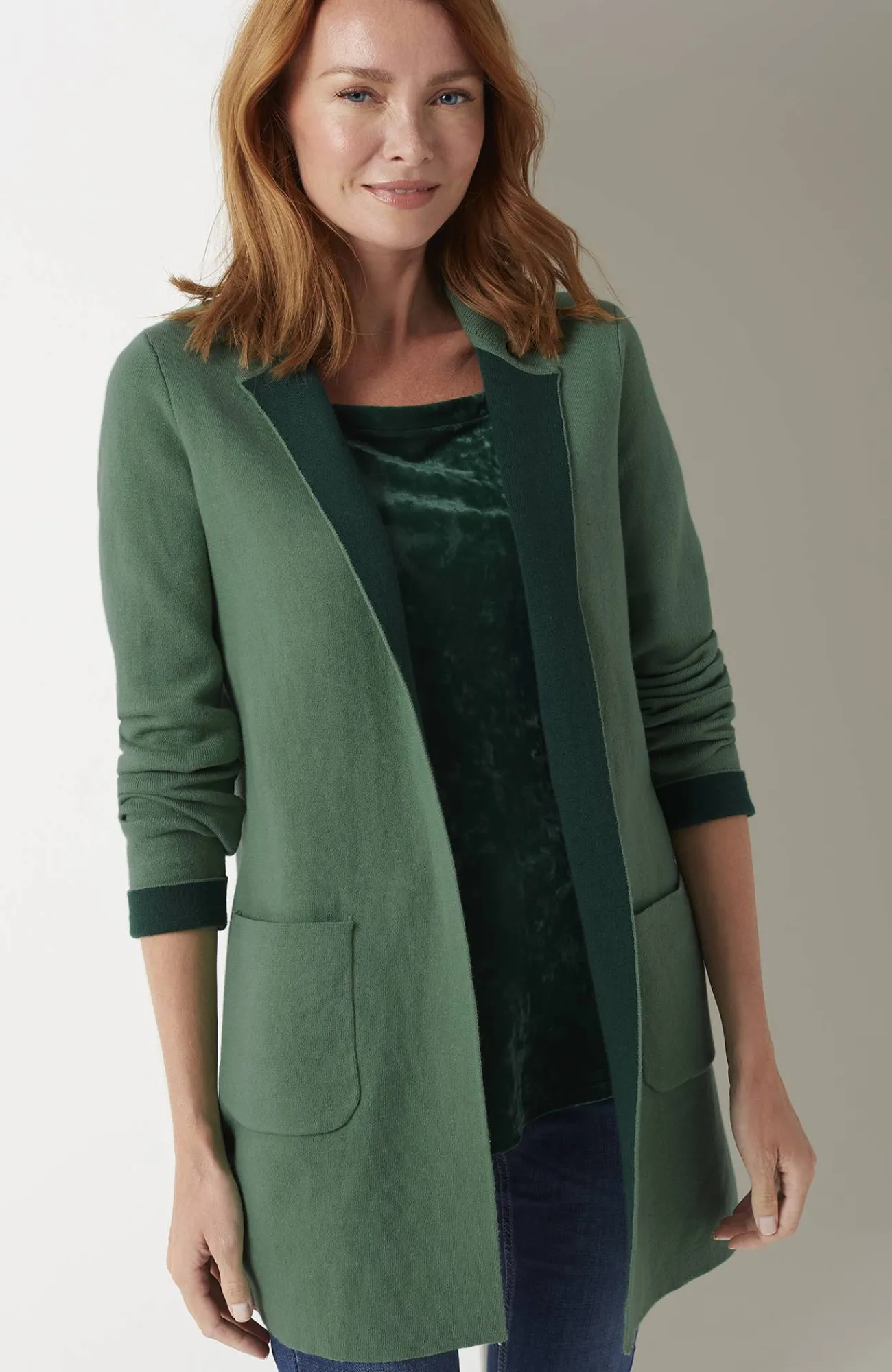 J.Jill Majestic Open-Front Cardi Shop