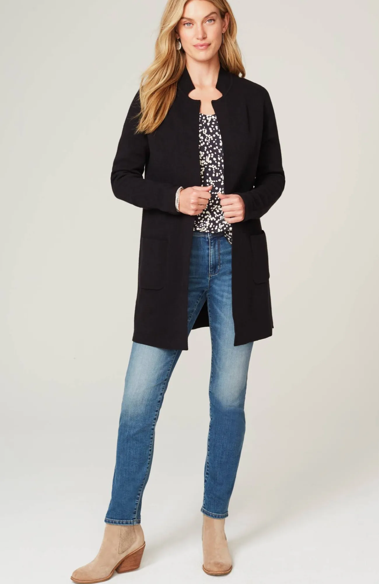 J.Jill Majestic Open-Front Cardi Shop