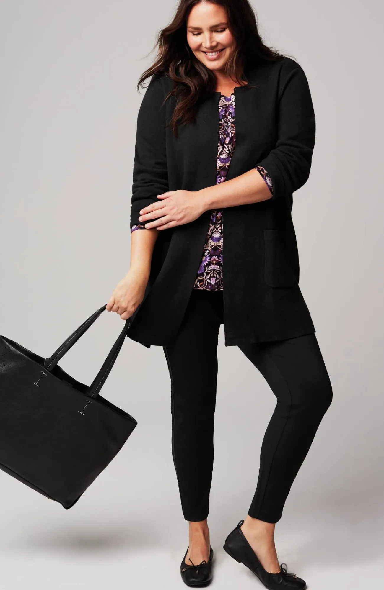 J.Jill Majestic Open-Front Cardi Shop