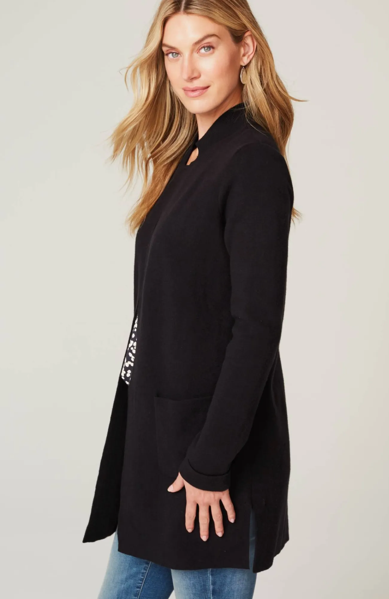 J.Jill Majestic Open-Front Cardi Shop