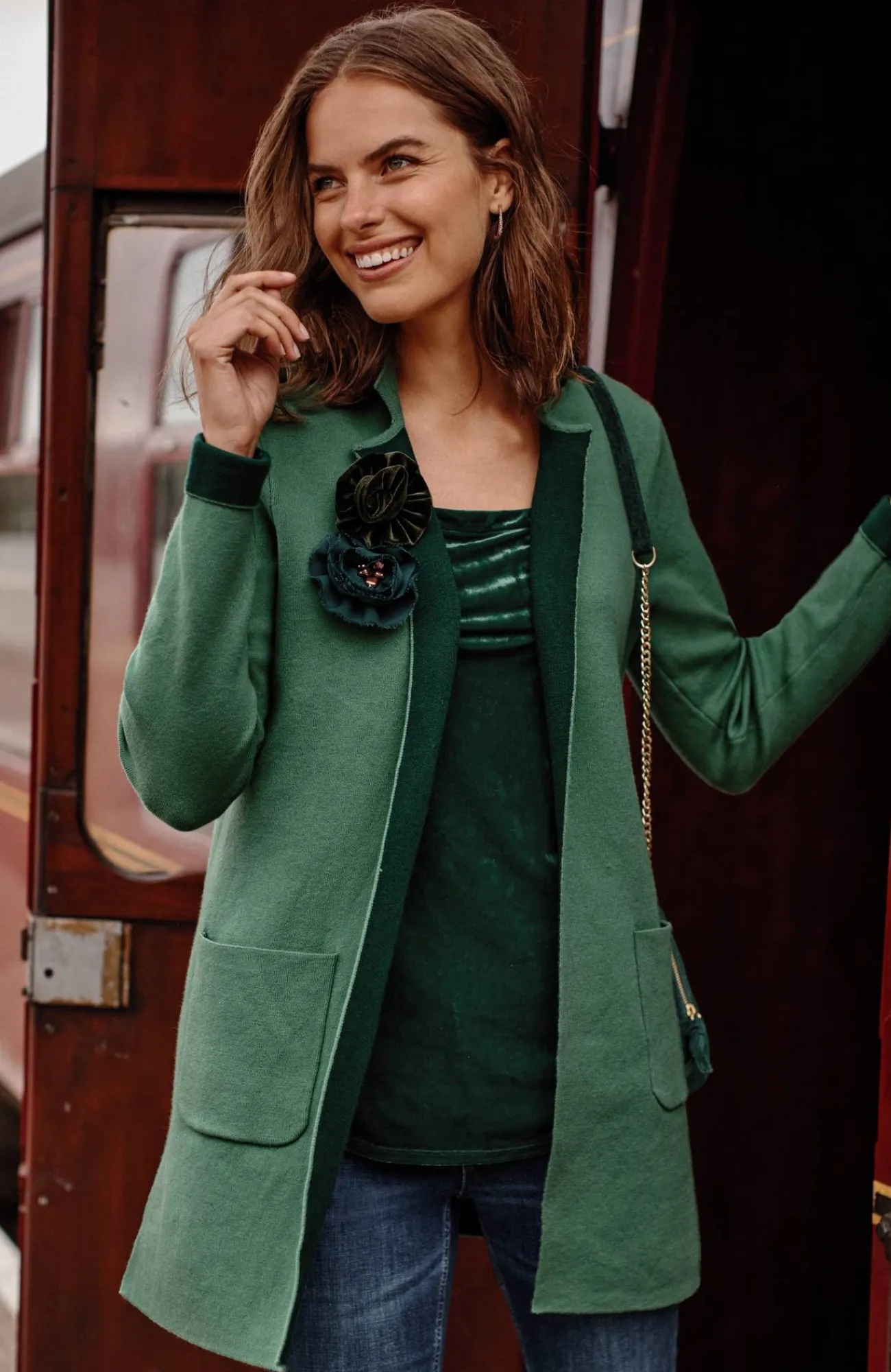 J.Jill Majestic Open-Front Cardi Shop
