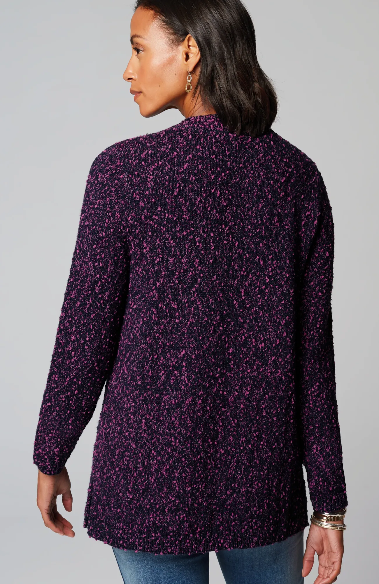 J.Jill Marled V-Neck Speckled Sweater Cheap