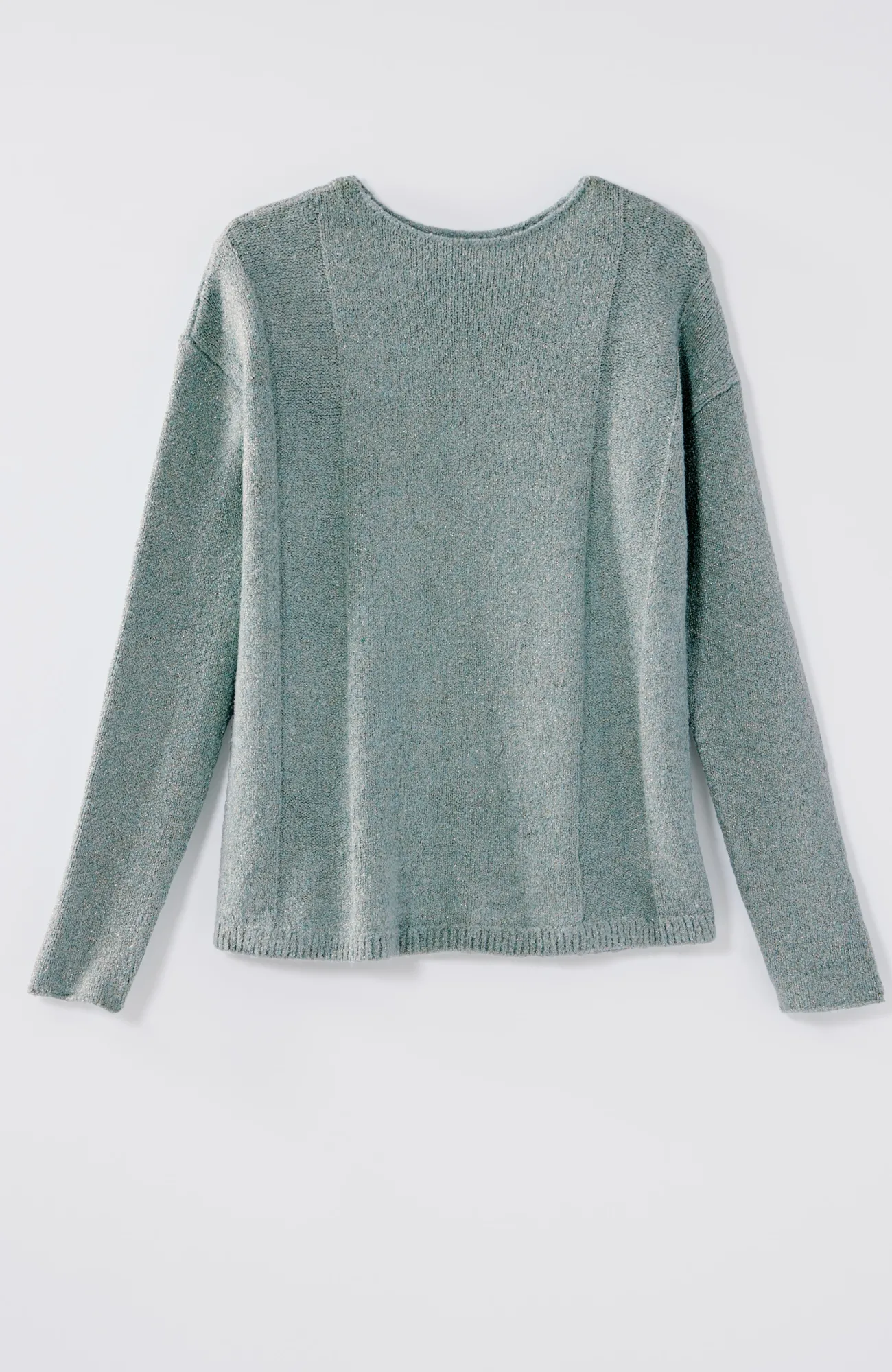 J.Jill Metallic Textured Pullover Sweater Antique Jade Heather Multi Cheap