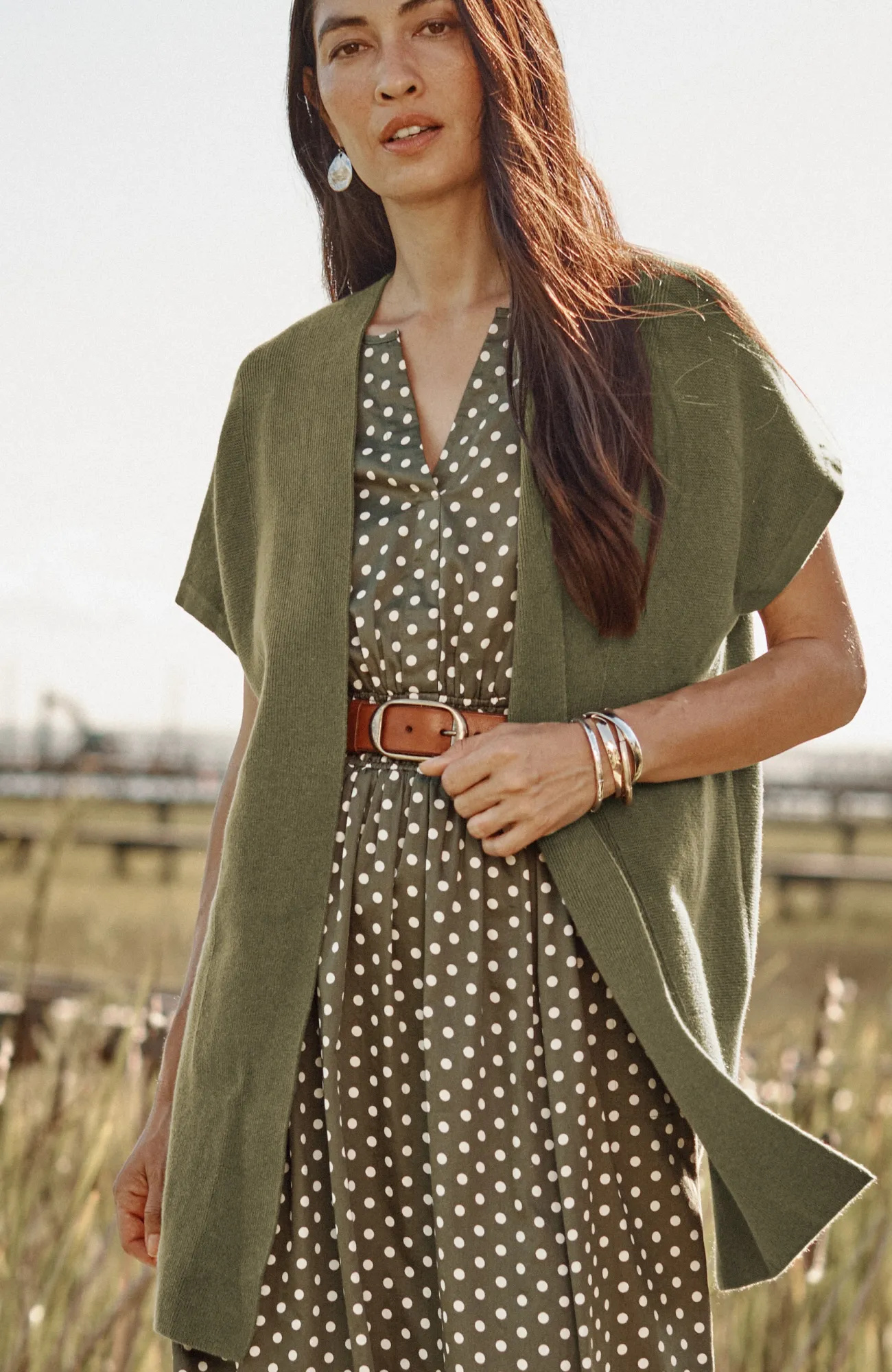 J.Jill Mixed-Texture Gilet Shop
