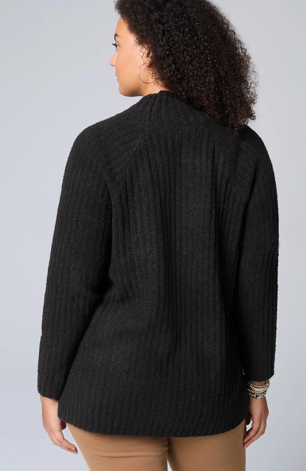 J.Jill Mixed-Textures High-Neck Sweater Discount