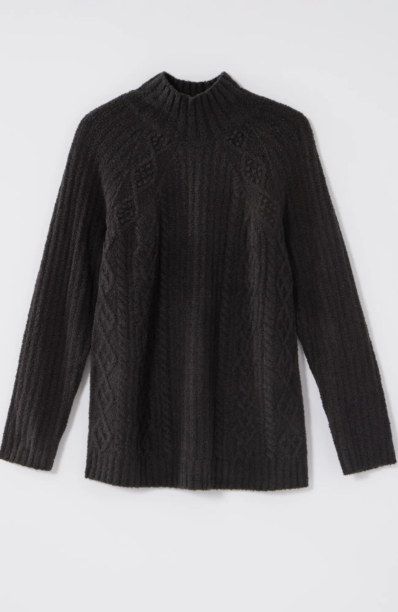 J.Jill Mixed-Textures High-Neck Sweater Discount
