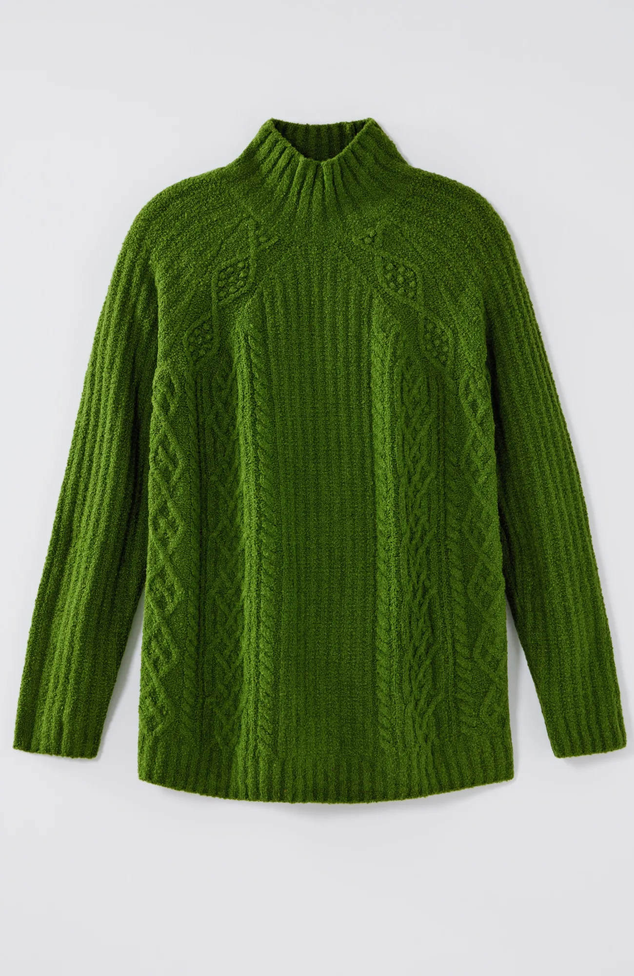 J.Jill Mixed-Textures High-Neck Sweater Discount