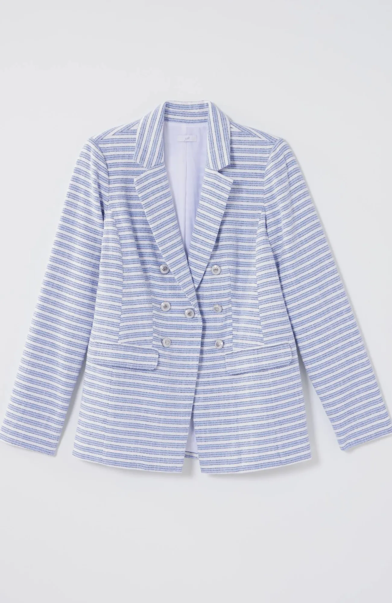 J.Jill Modern Spectator Blazer White Multi Hot