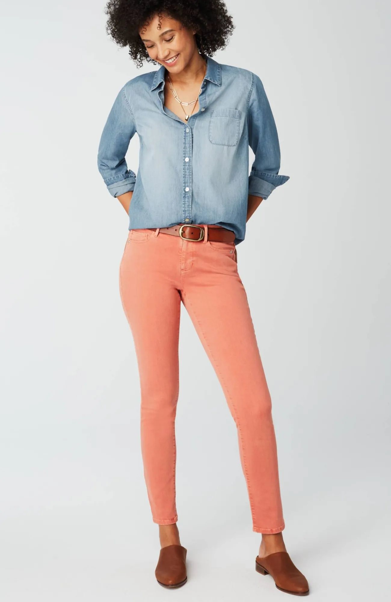 J.Jill One-Pocket Button-Front Shirt Hot