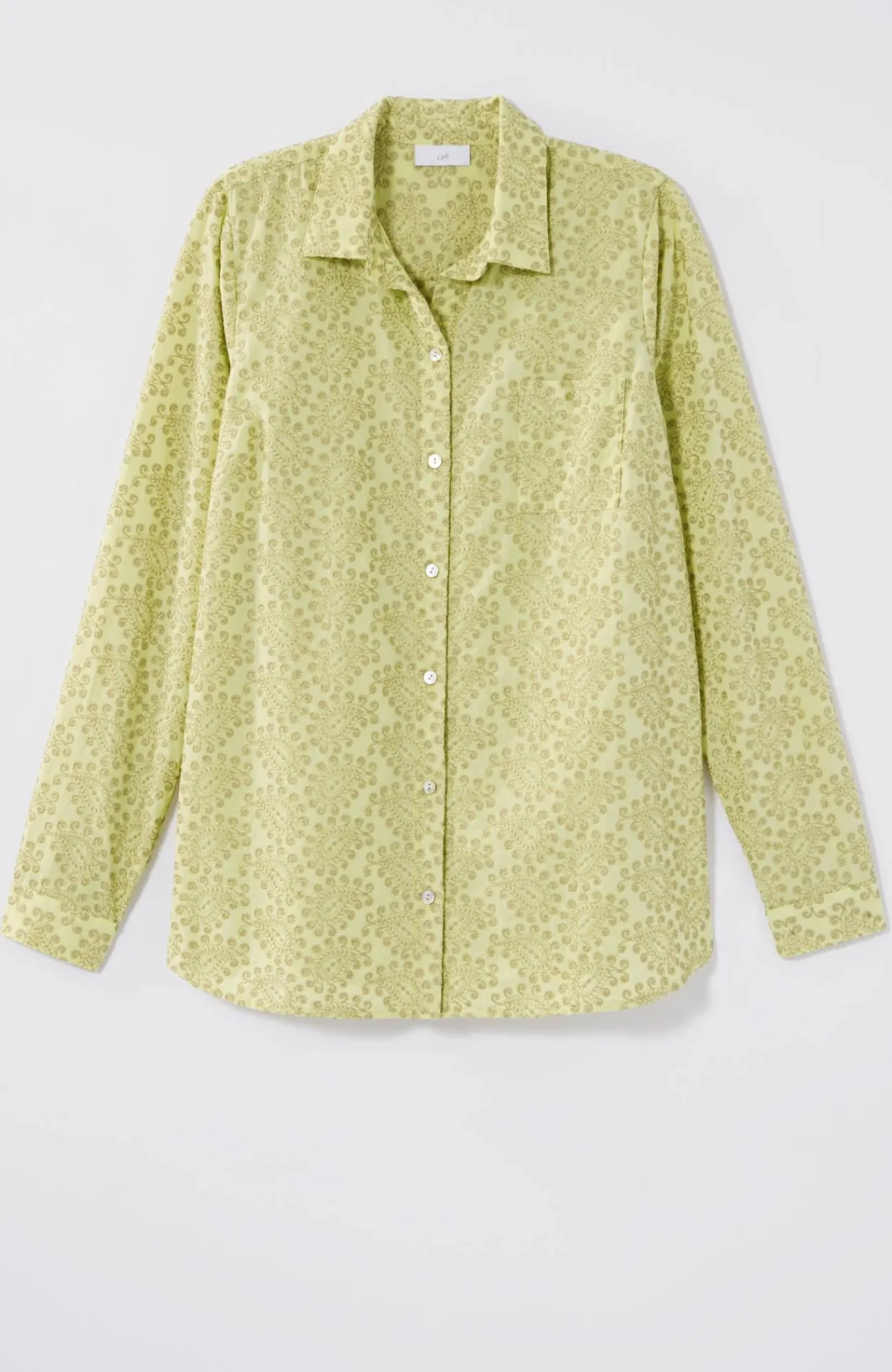 J.Jill One-Pocket Shirred-Back Shirt Outlet
