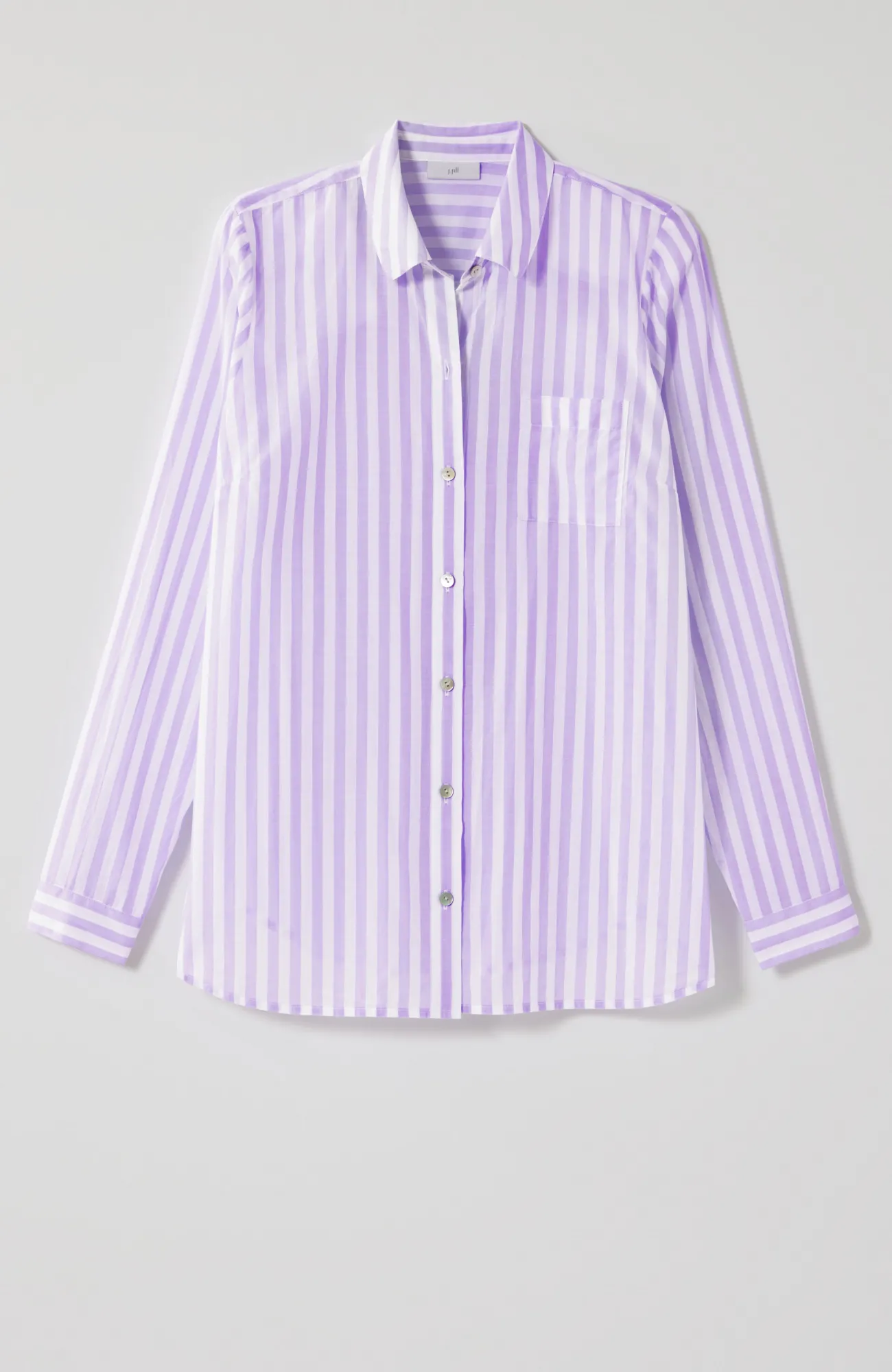J.Jill One-Pocket Shirred-Back Shirt Outlet