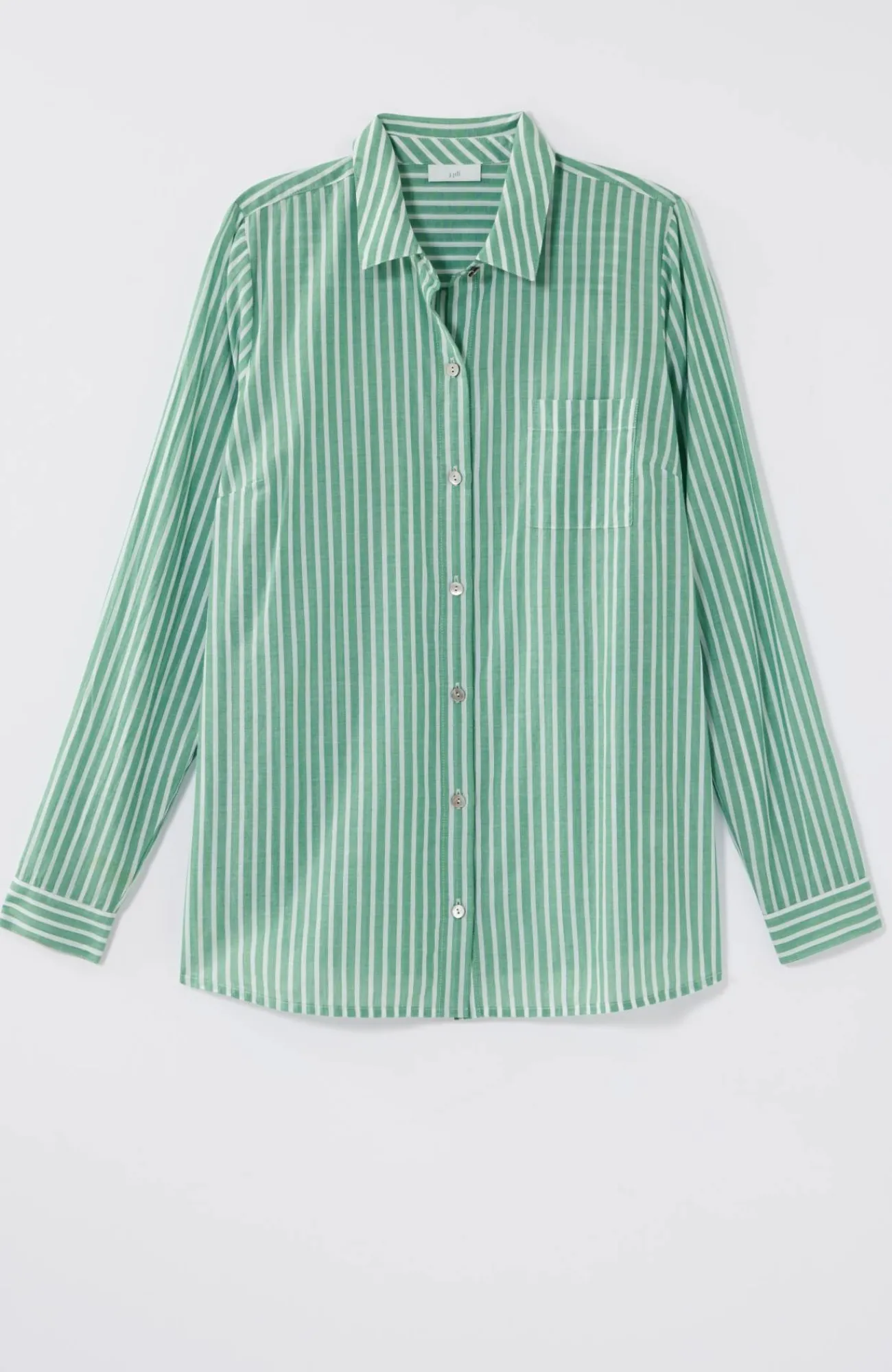 J.Jill One-Pocket Shirred-Back Shirt Outlet