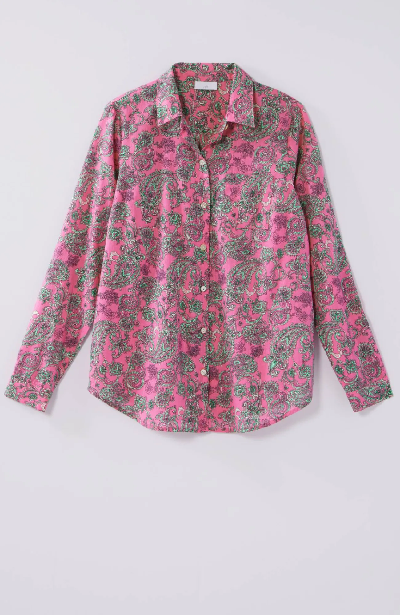 J.Jill One-Pocket Shirred-Back Shirt Outlet