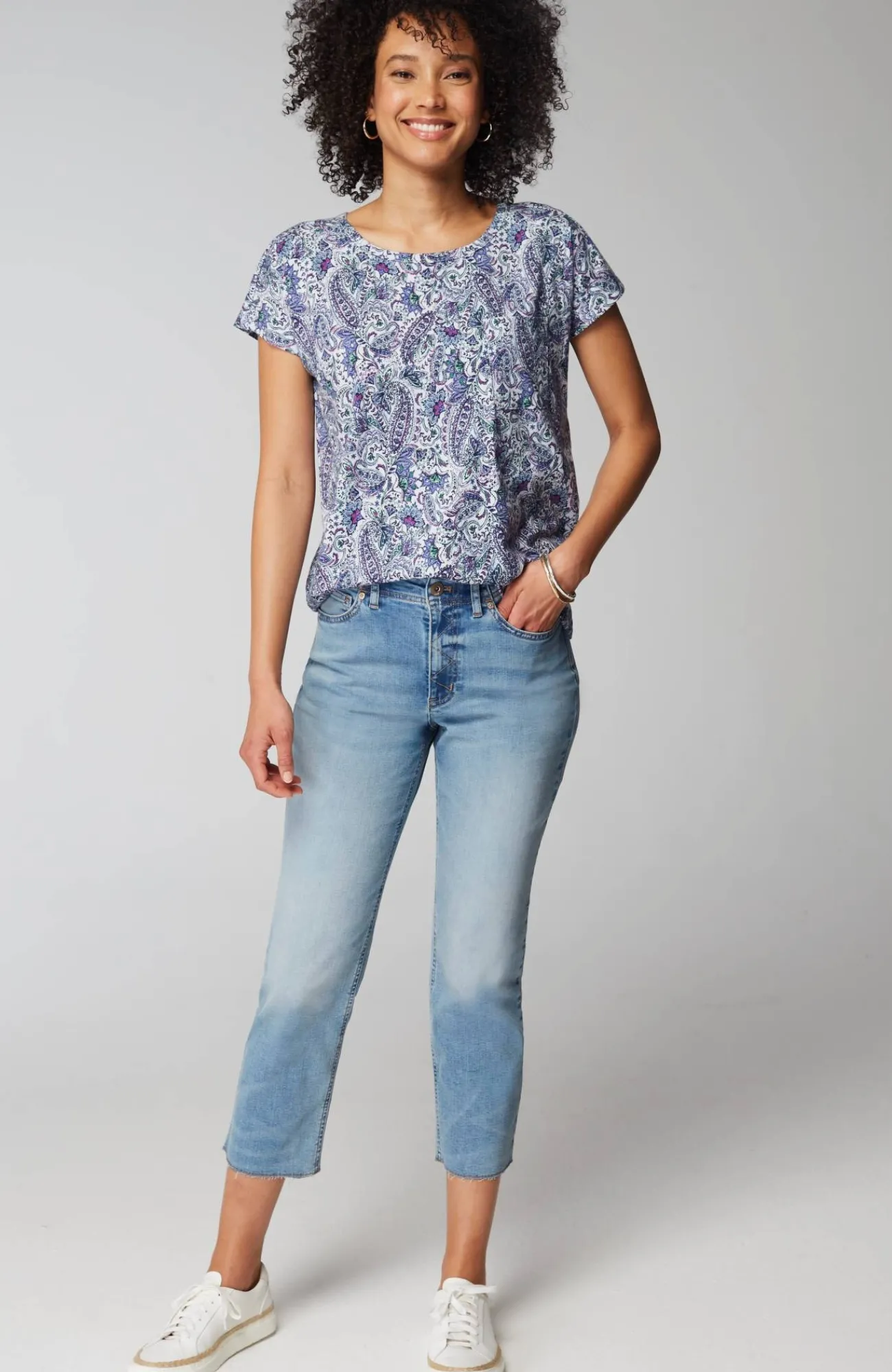 J.Jill One-Pocket Tee Hot