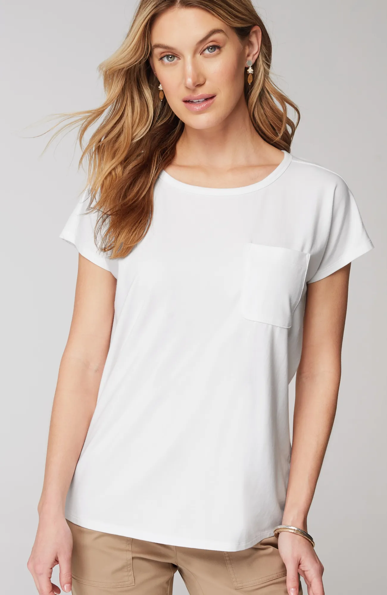 J.Jill One-Pocket Tee Hot