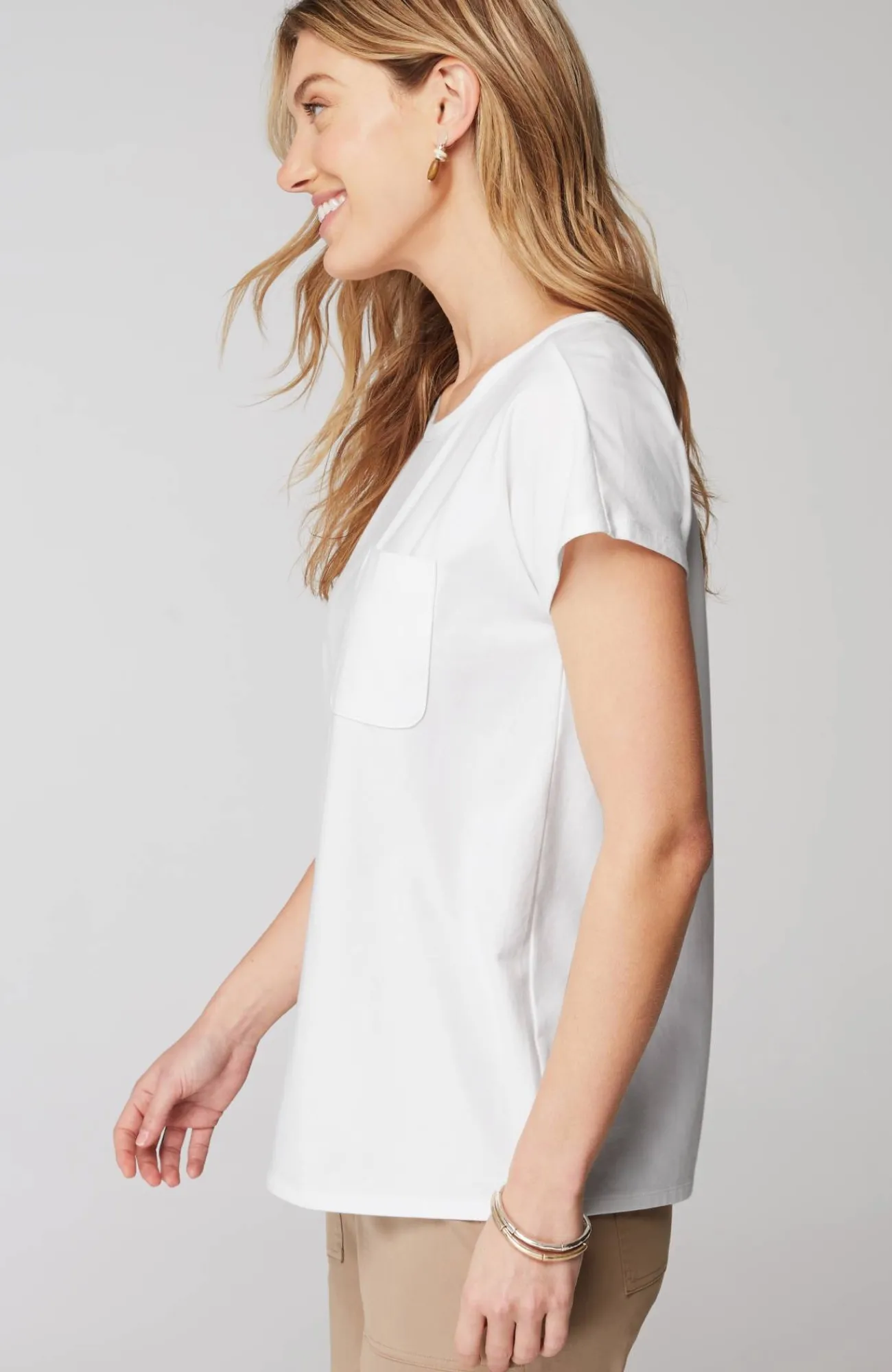 J.Jill One-Pocket Tee Hot