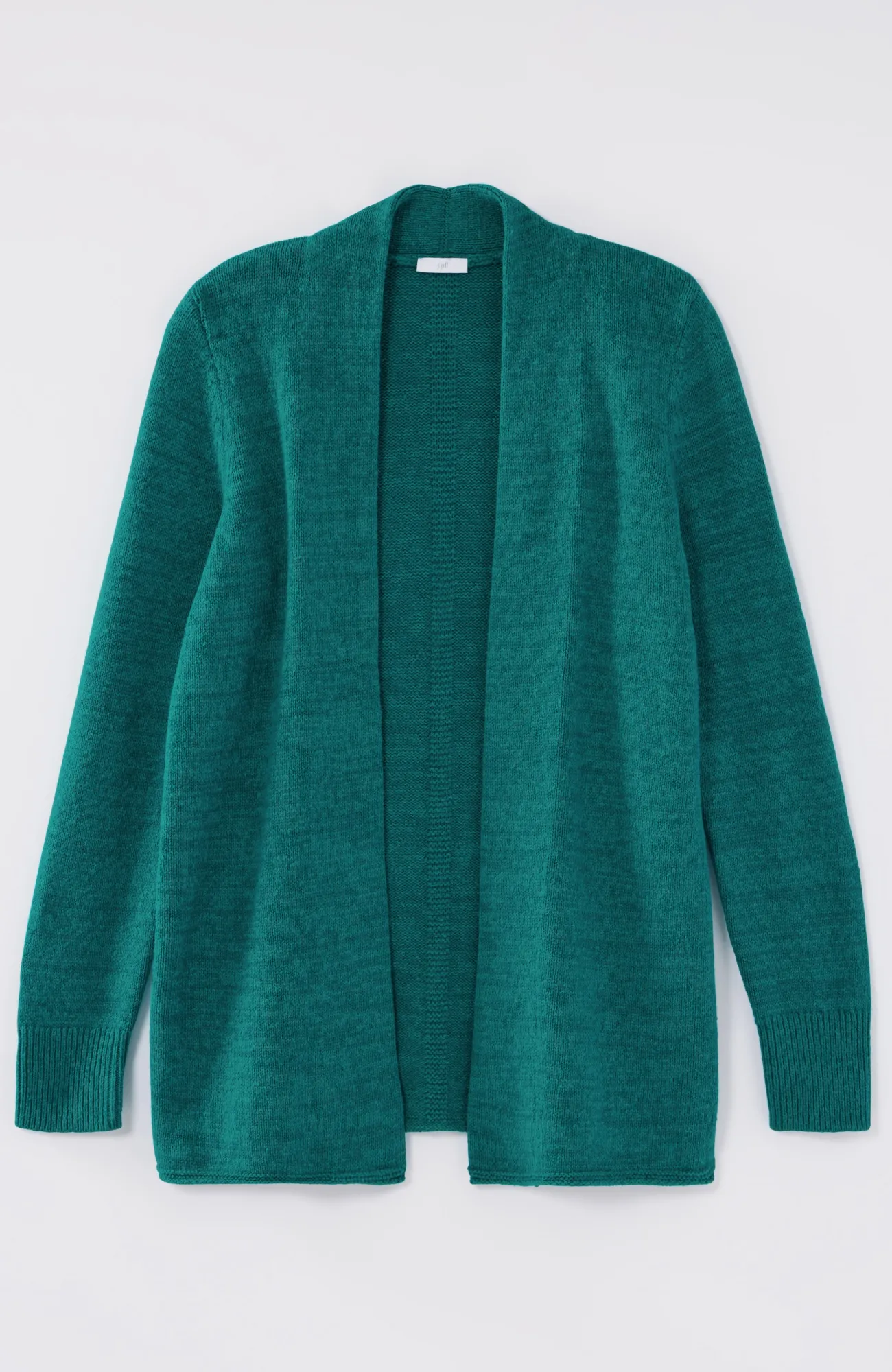 J.Jill Open-Front Shawl-Collar Cardi Black Store