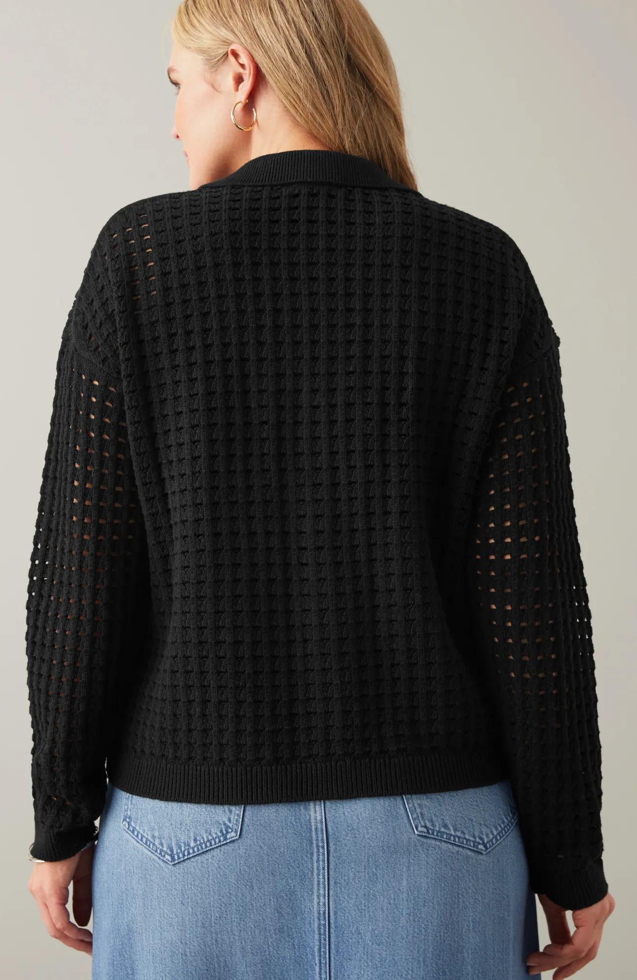 J.Jill Open-Texture Cardi Discount
