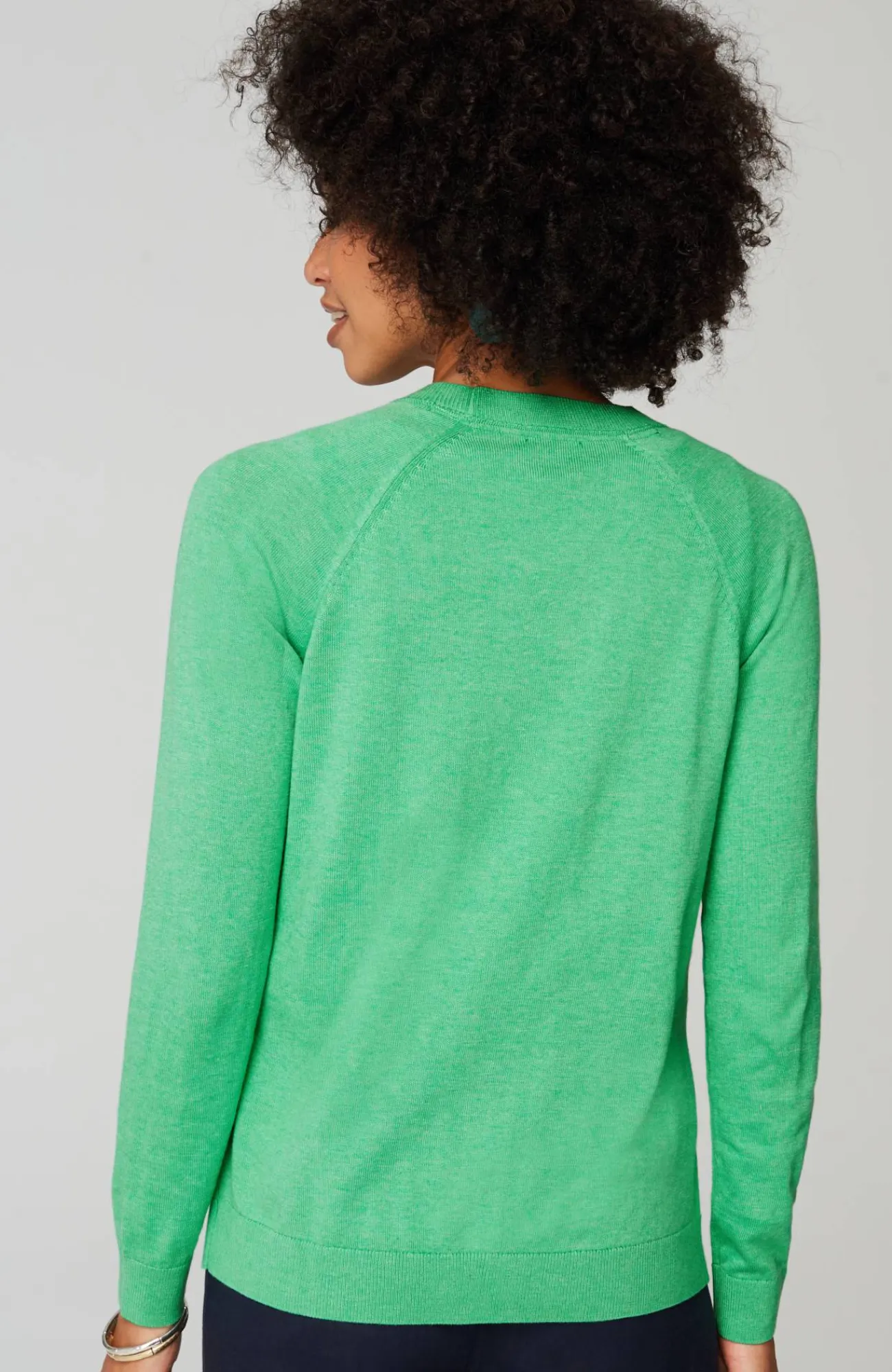 J.Jill Organically Grown Cotton V-Neck Cardi Hot