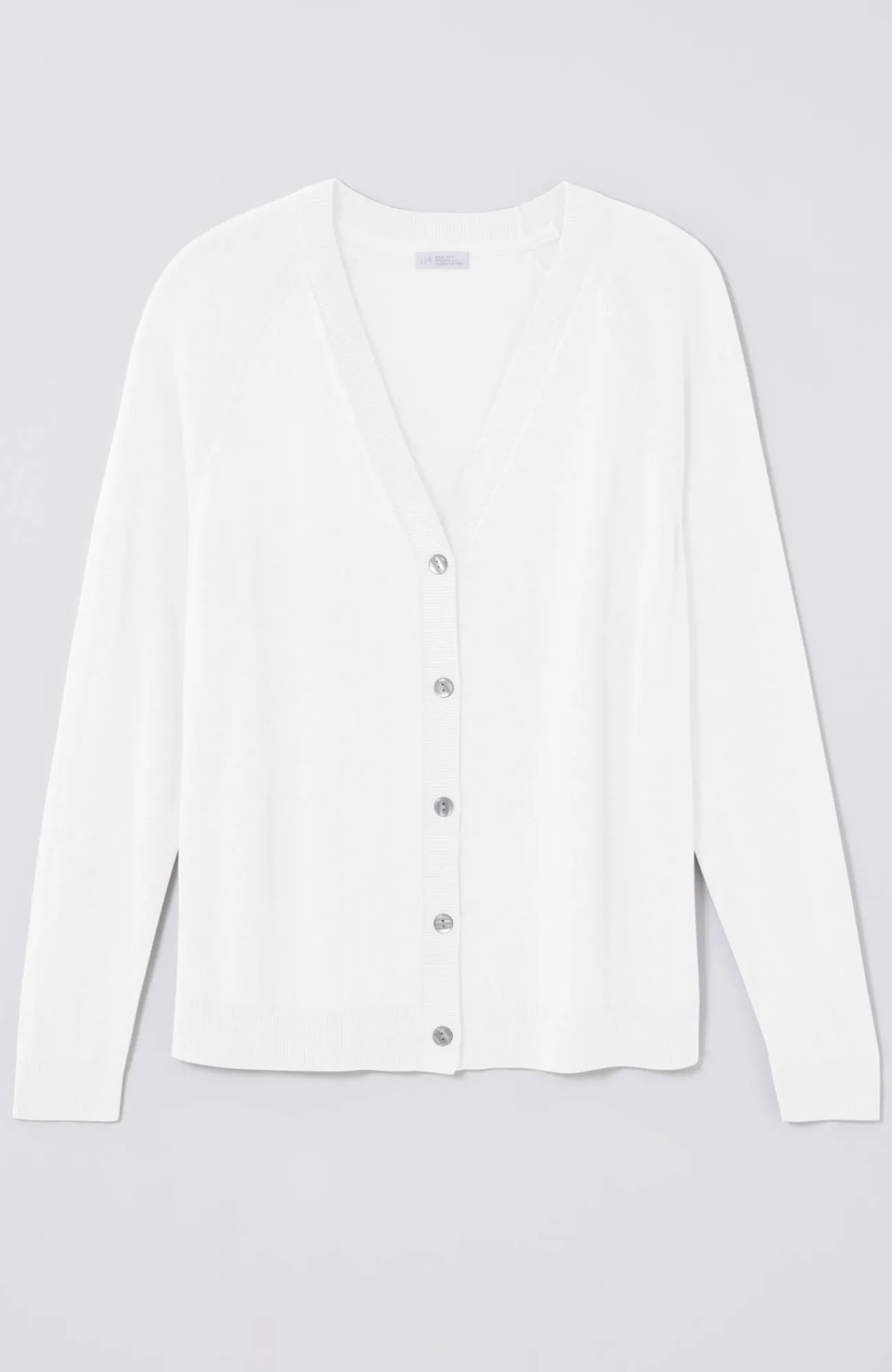 J.Jill Organically Grown Cotton V-Neck Cardi Hot
