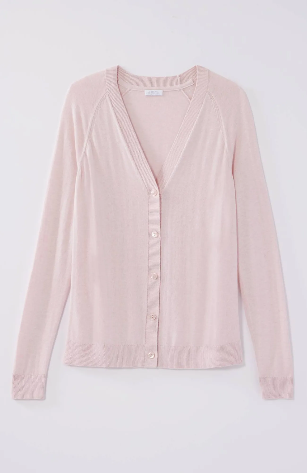J.Jill Organically Grown Cotton V-Neck Cardi Hot