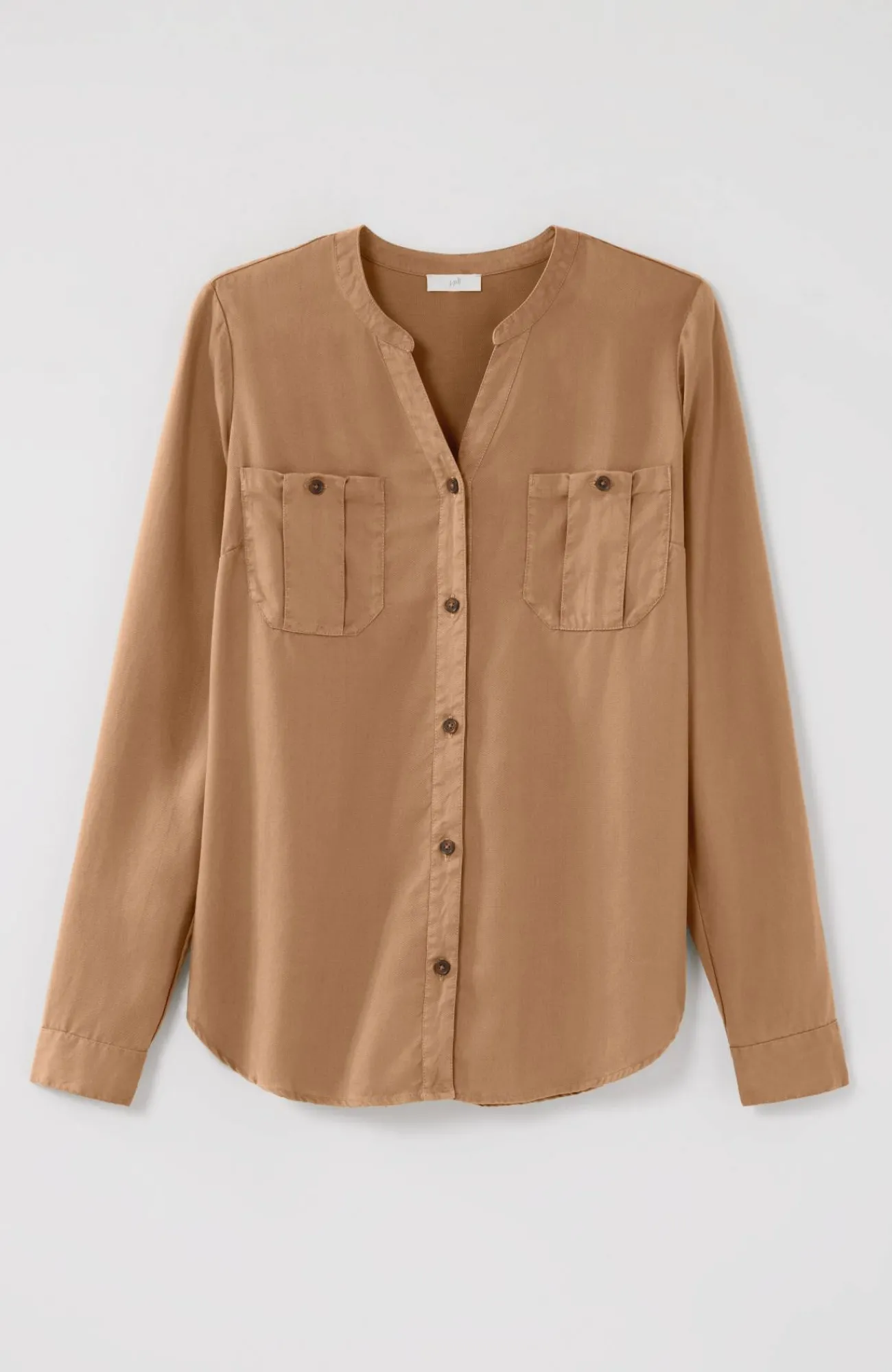 J.Jill Overdyed Button-Front Camp Shirt Clearance