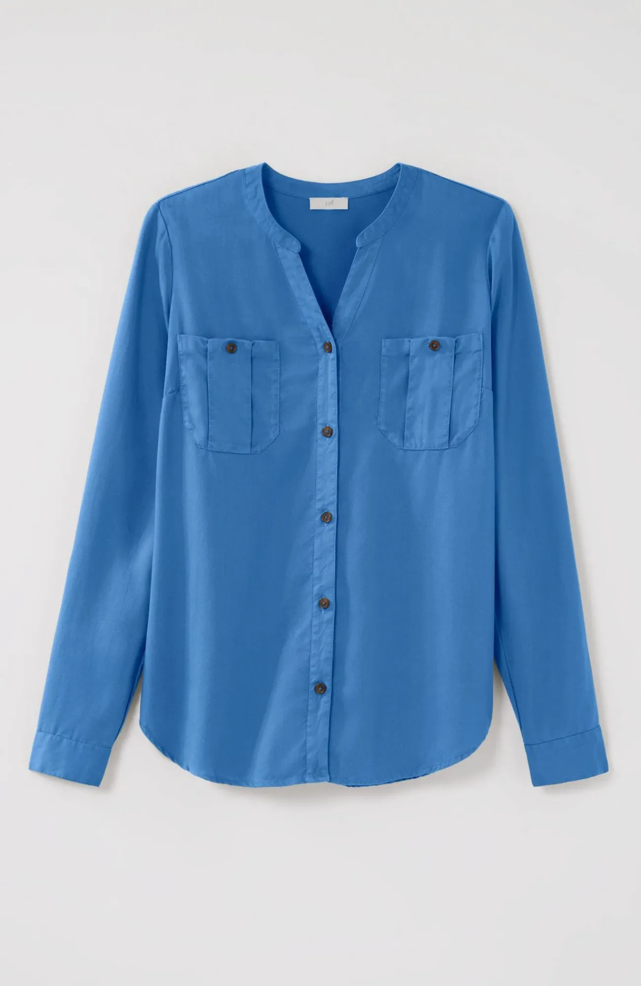 J.Jill Overdyed Button-Front Camp Shirt Clearance