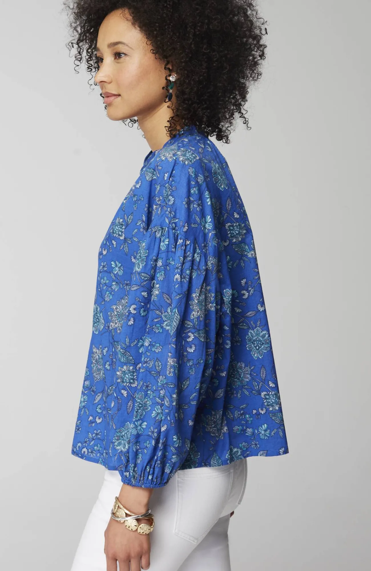 J.Jill Oversized Split-Neck Top Outlet