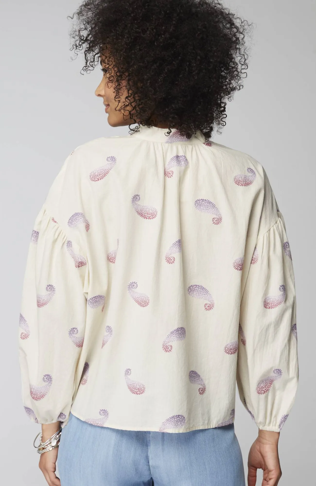 J.Jill Oversized Split-Neck Top Outlet