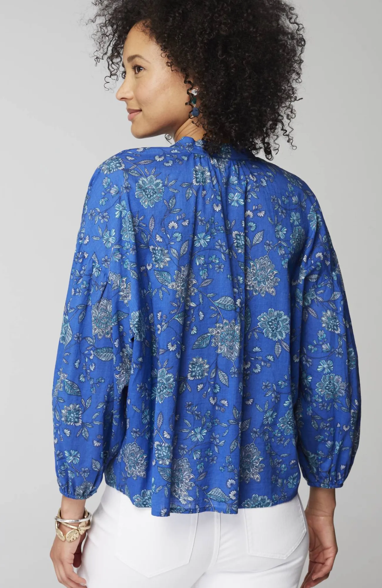 J.Jill Oversized Split-Neck Top Outlet