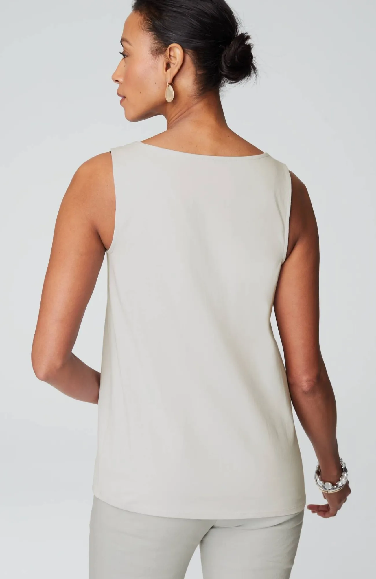 J.Jill Pima-Stretch Knit Tank Outlet