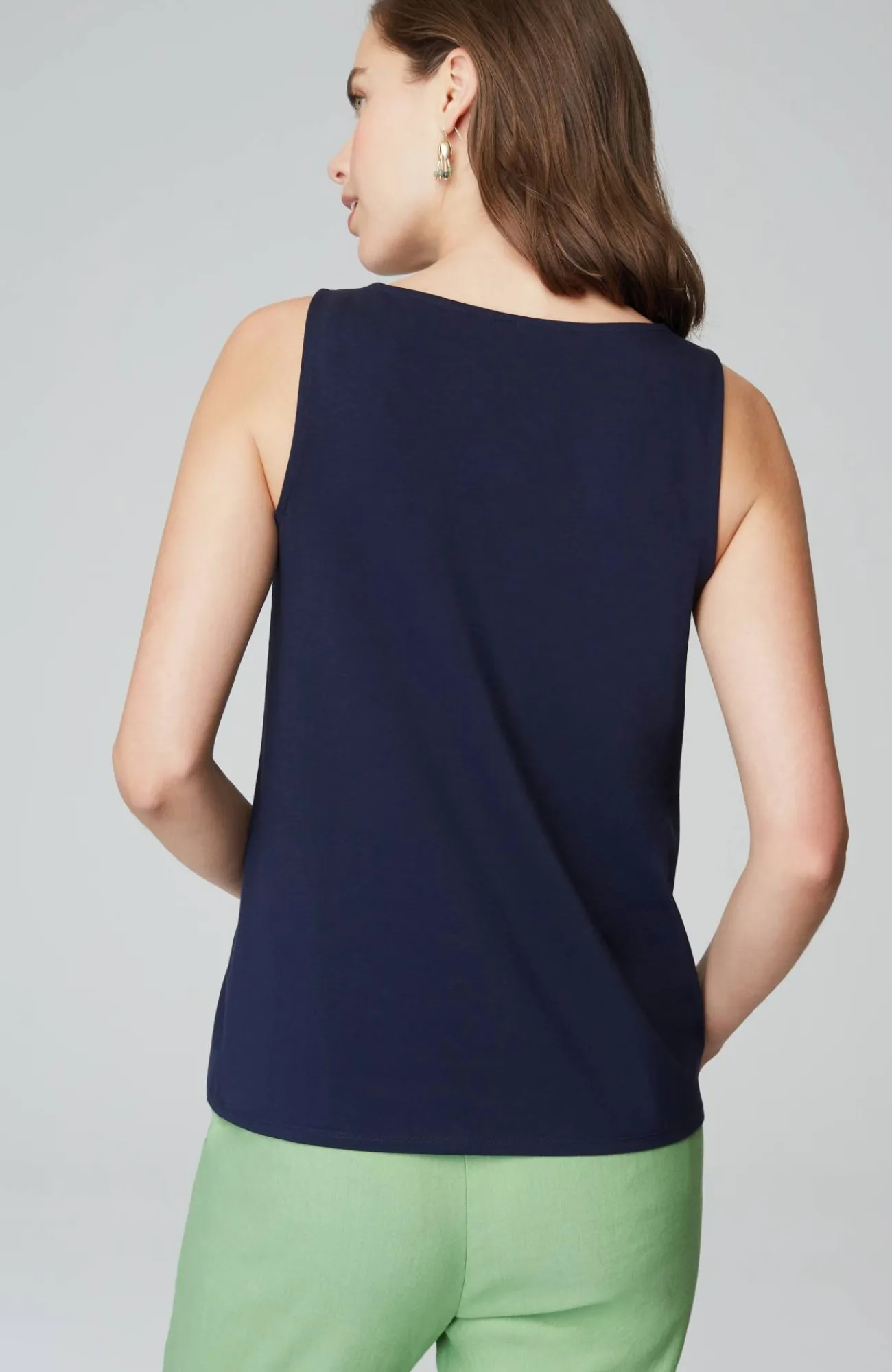 J.Jill Pima-Stretch Knit Tank Outlet