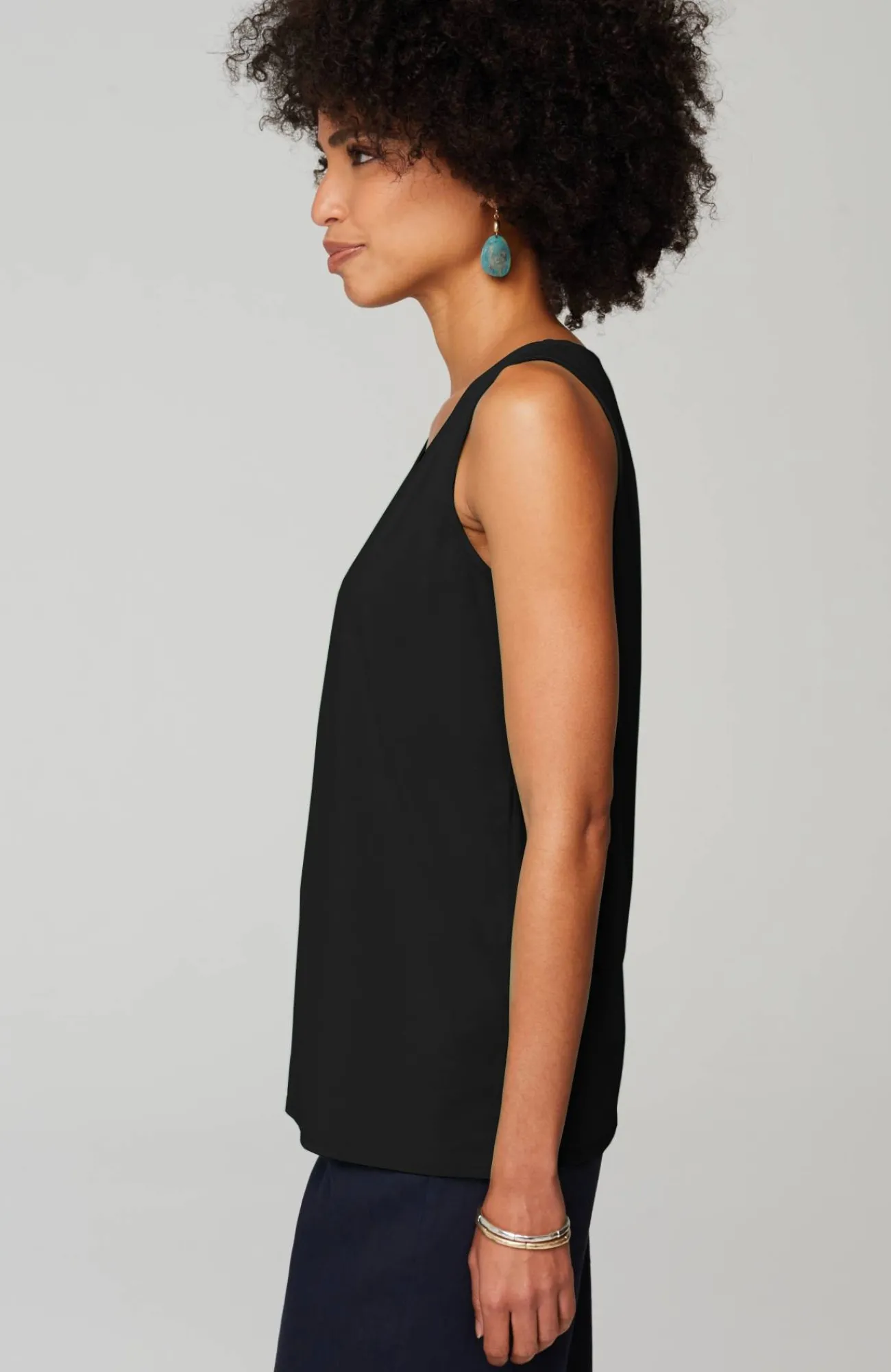 J.Jill Pima-Stretch Knit Tank Outlet