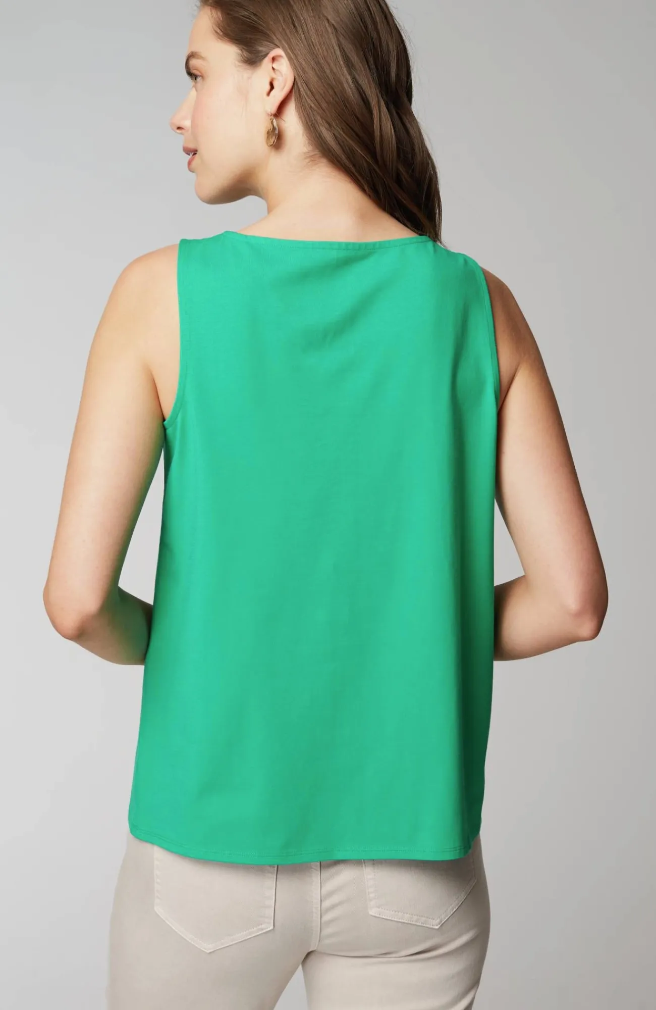 J.Jill Pima-Stretch Knit Tank New