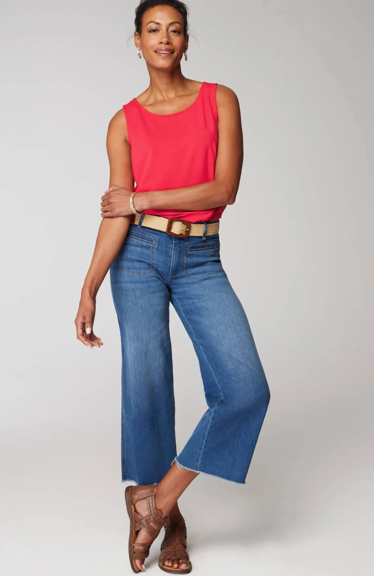 J.Jill Pima-Stretch Knit Tank Outlet