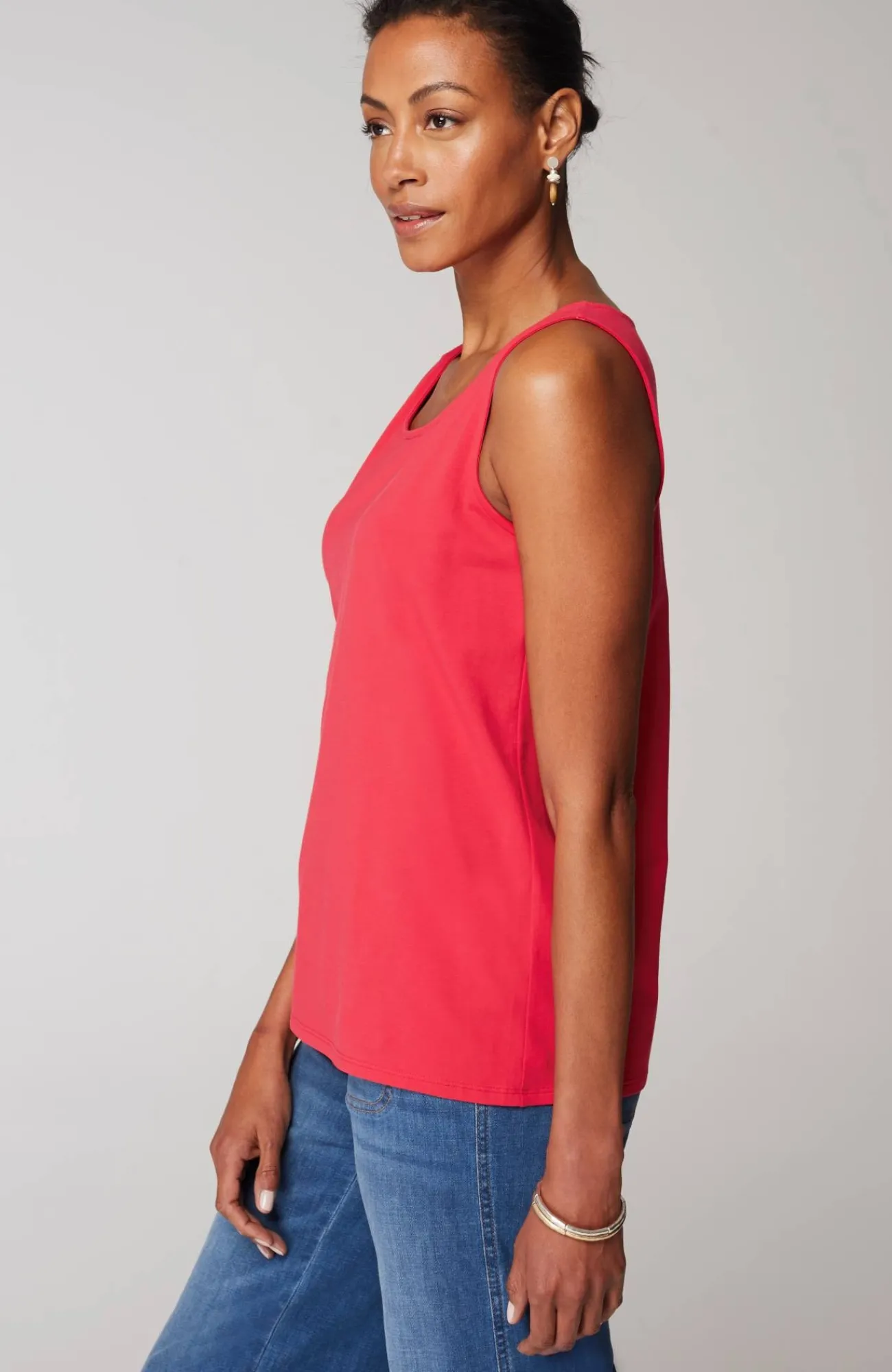 J.Jill Pima-Stretch Knit Tank Outlet