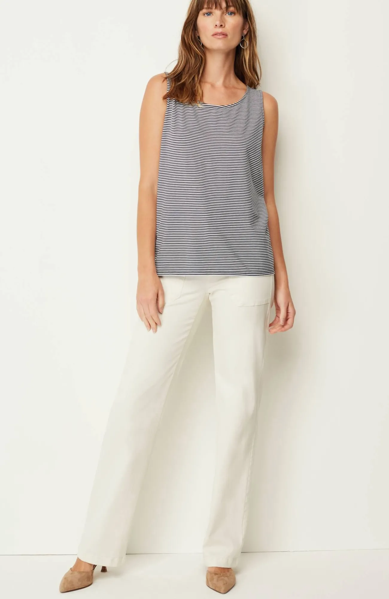 J.Jill Pima-Stretch Knit Tank Outlet