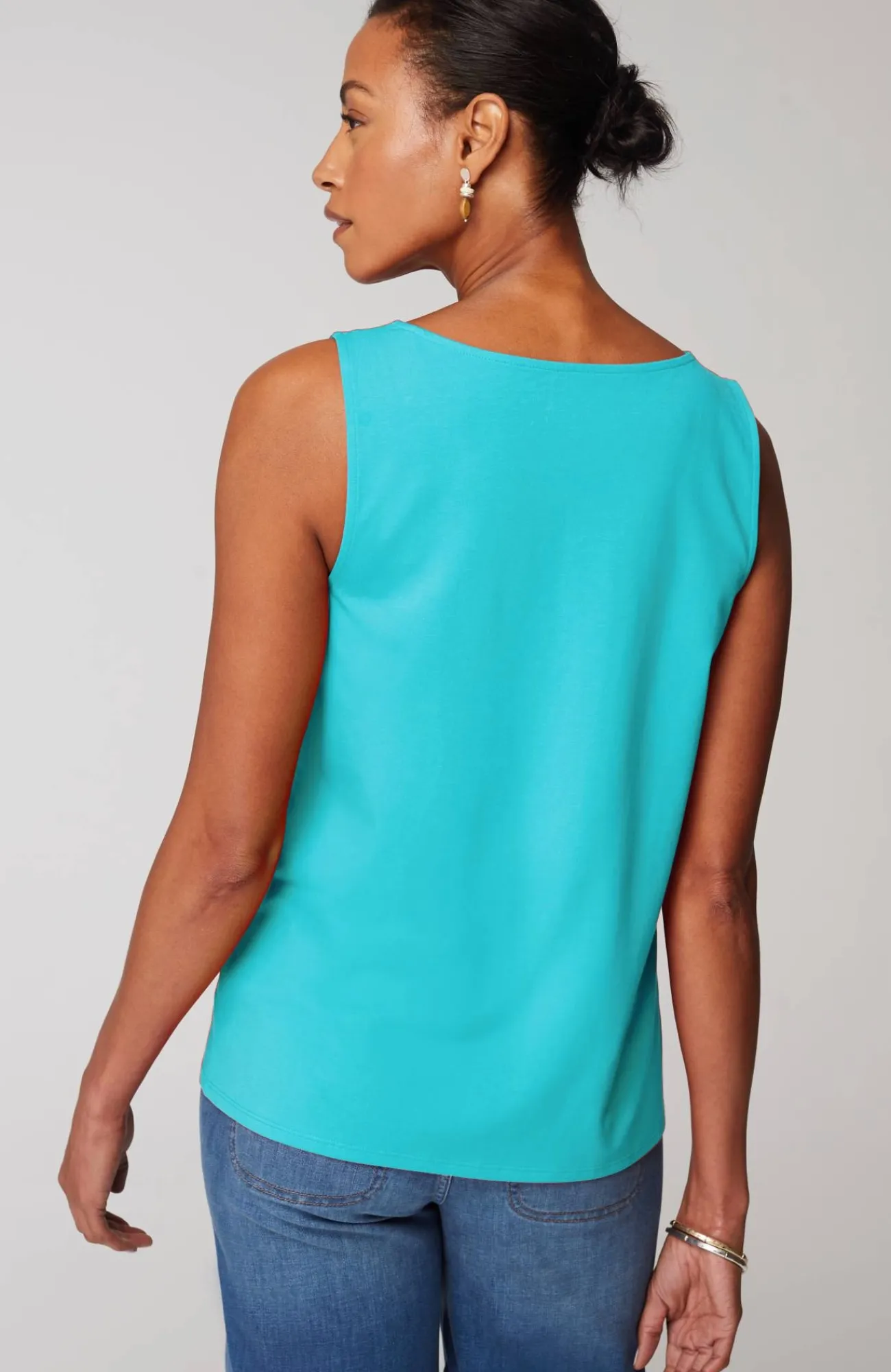 J.Jill Pima-Stretch Knit Tank Outlet